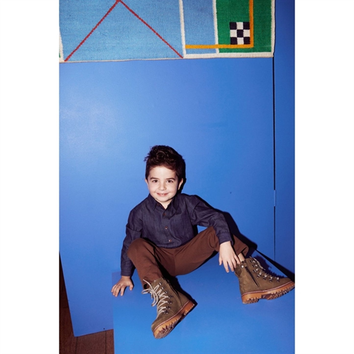 Copenhagen Colors Dk Denim Blue Denim Classic Shirt