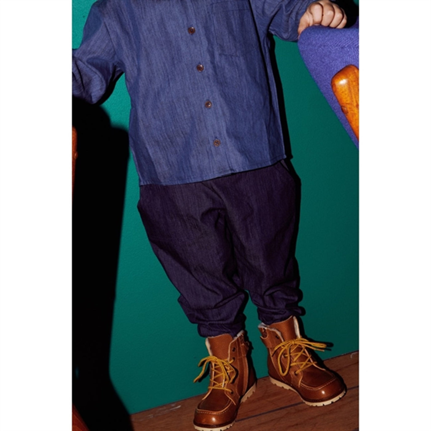 Copenhagen Colors Dk Denim Blue Super Light Denim Pants