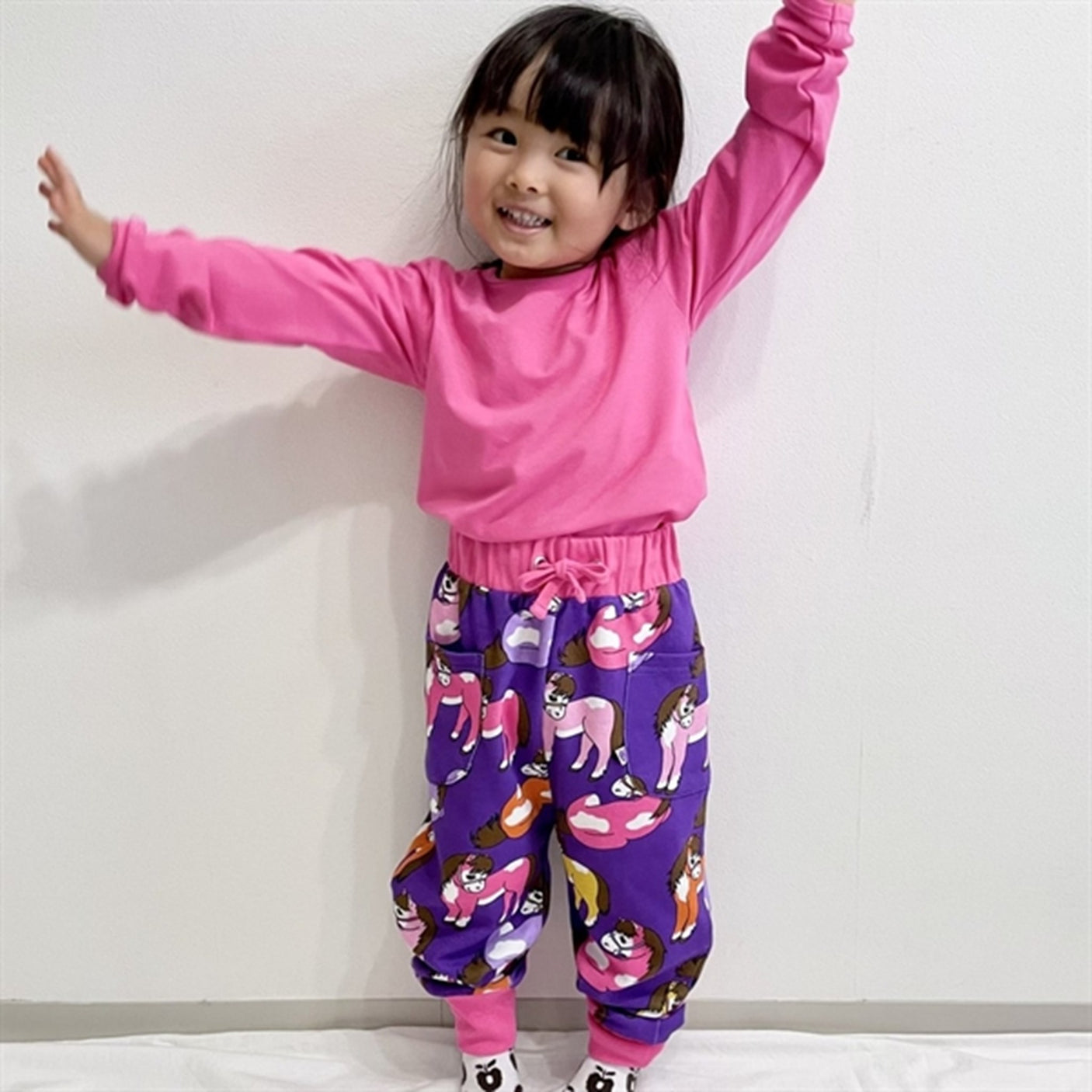 Småfolk Purple Heart Horse Sweatpants