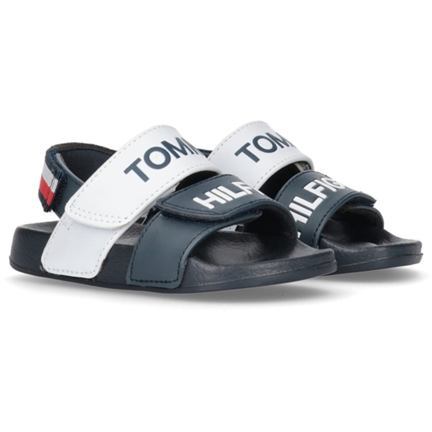 Tommy Hilfiger Logo Velcro Sandal Blue/White/Red