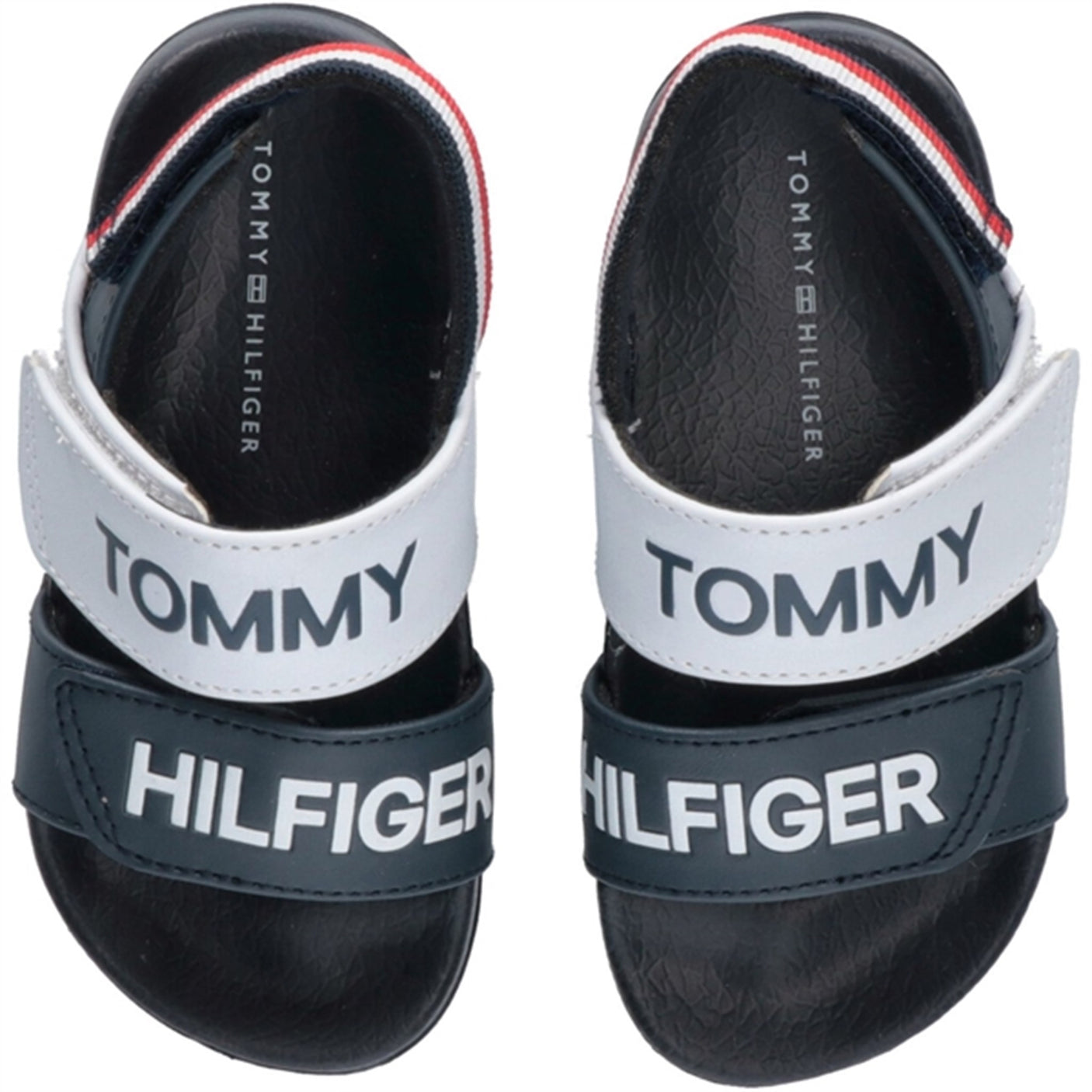 Tommy Hilfiger Logo Velcro Sandal Blue/White/Red