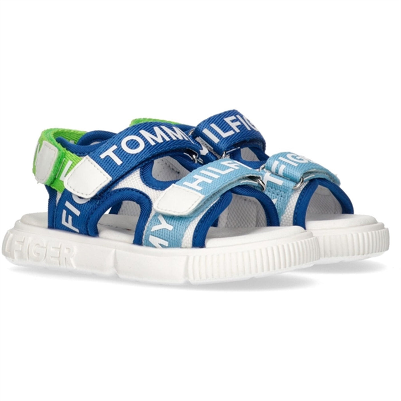 Tommy Hilfiger Logo Velcro Sandal White/Multi