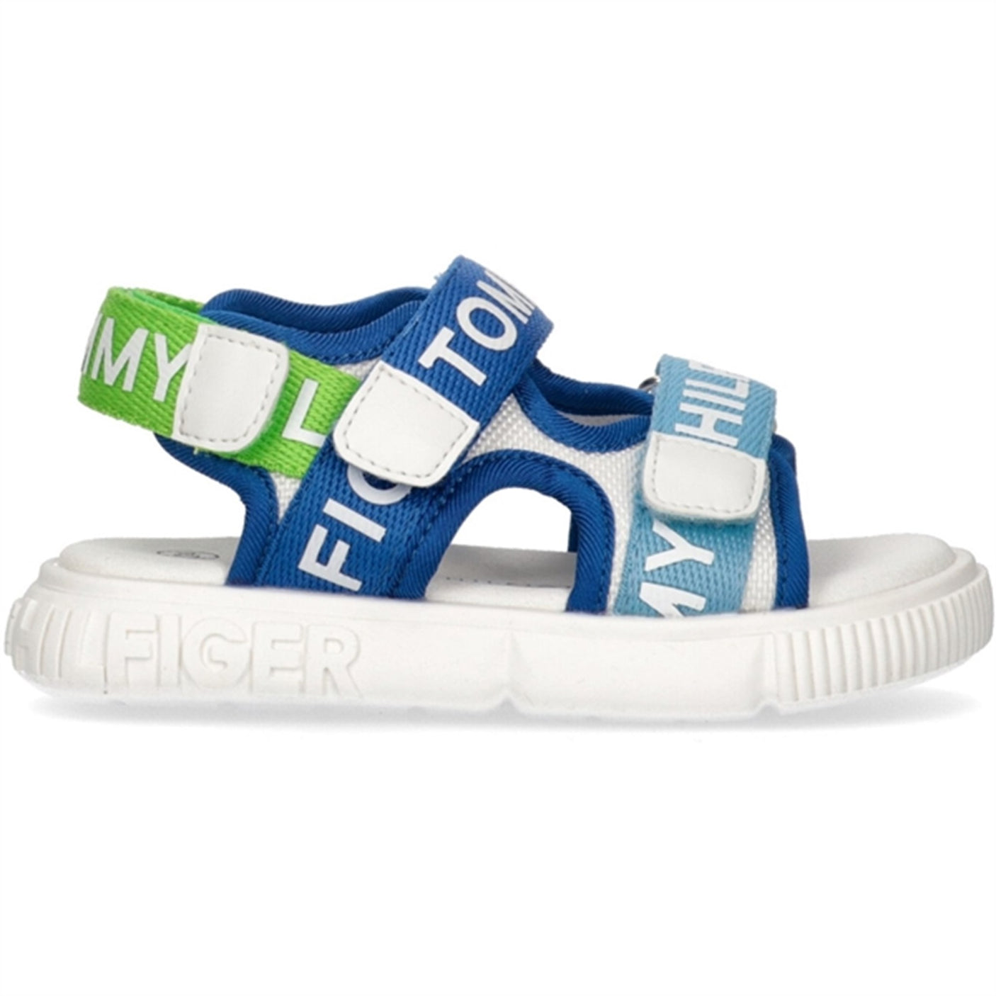 Tommy Hilfiger Logo Velcro Sandal White/Multi