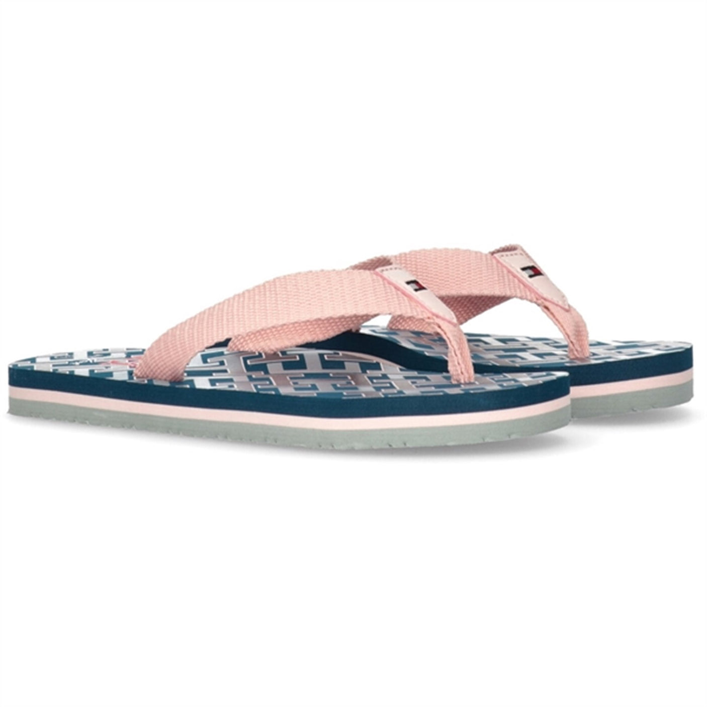 Tommy Hilfiger Logo Flip Flop Blue/Pink