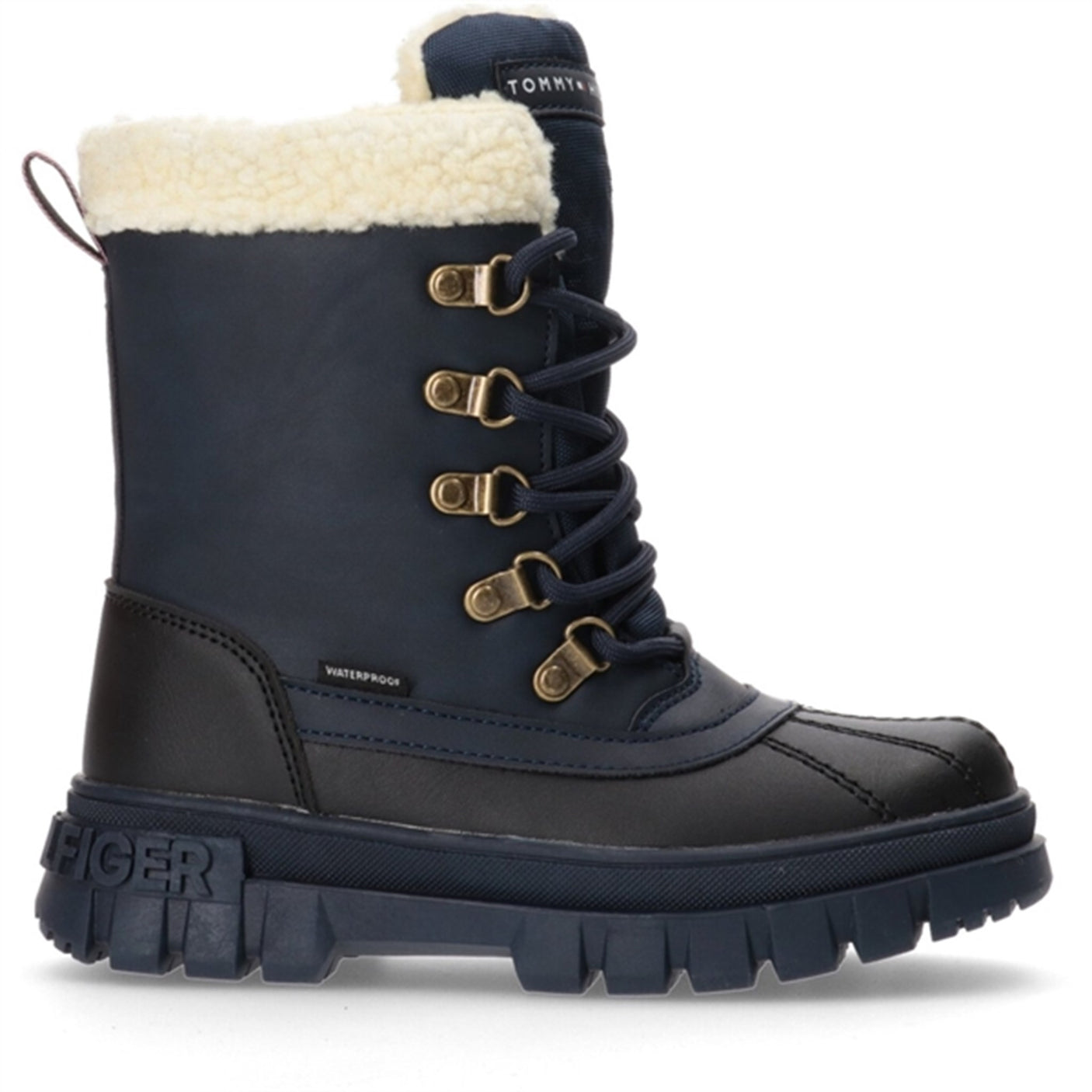 Tommy Hilfiger Lace-Up Bootie Blue