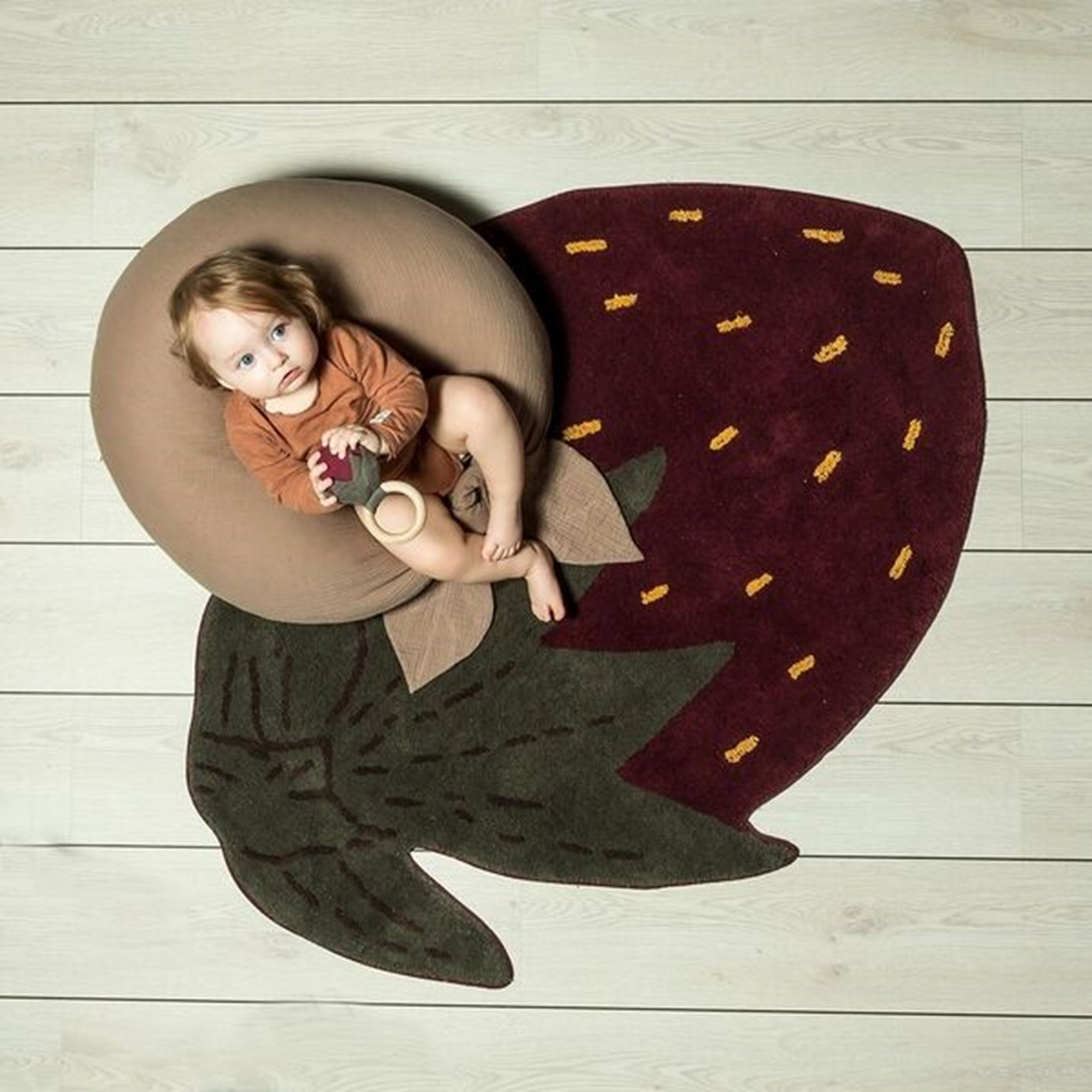 That's Mine Nursing Pillow Brown