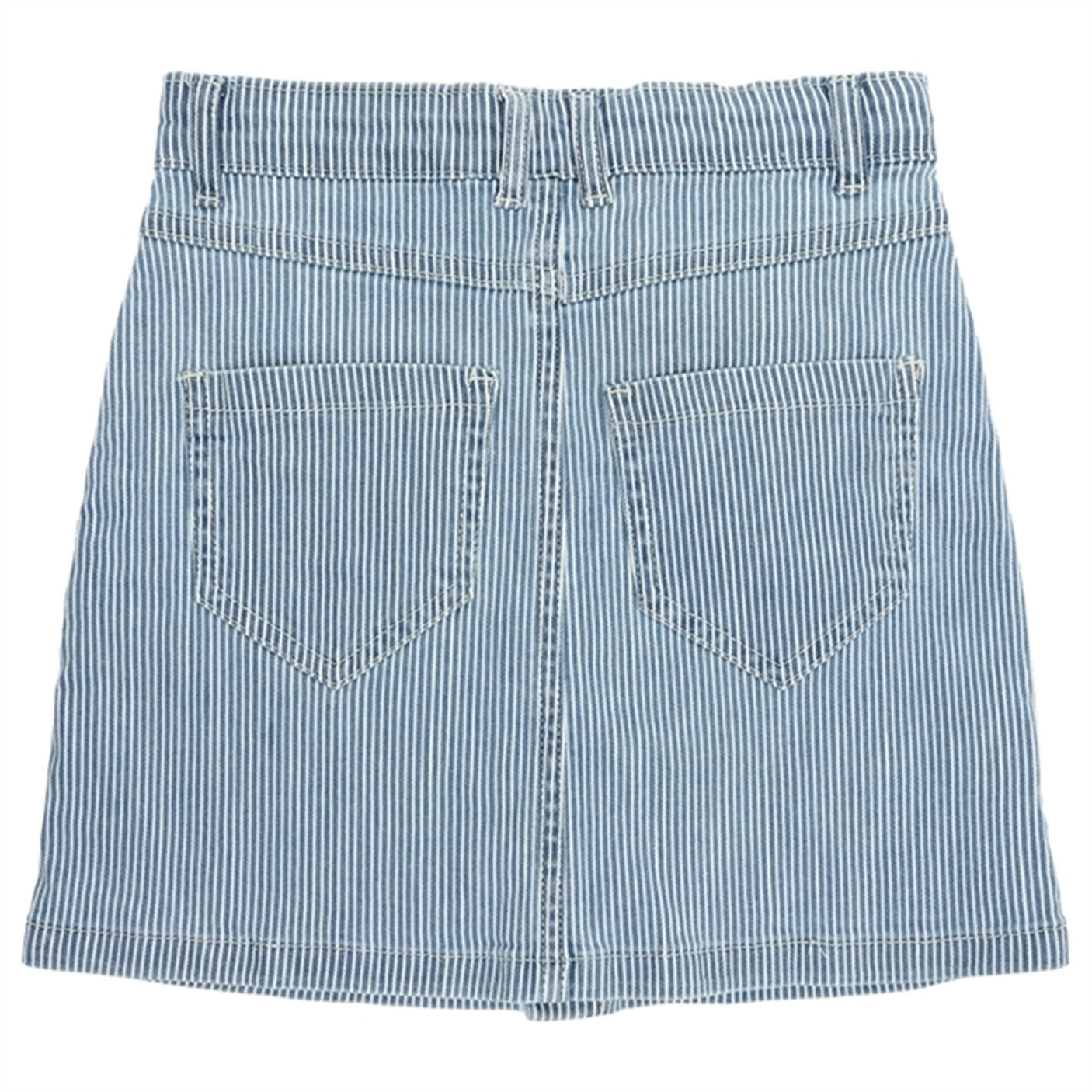 The New Navy Blazer Stripe Skirt