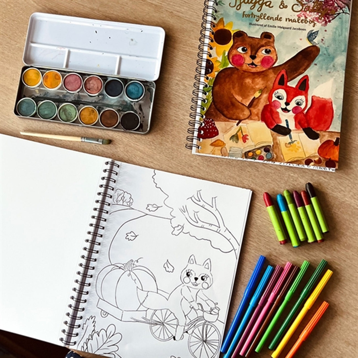 Tjugga® Tjugga and Sally's Enchanting Coloring Book