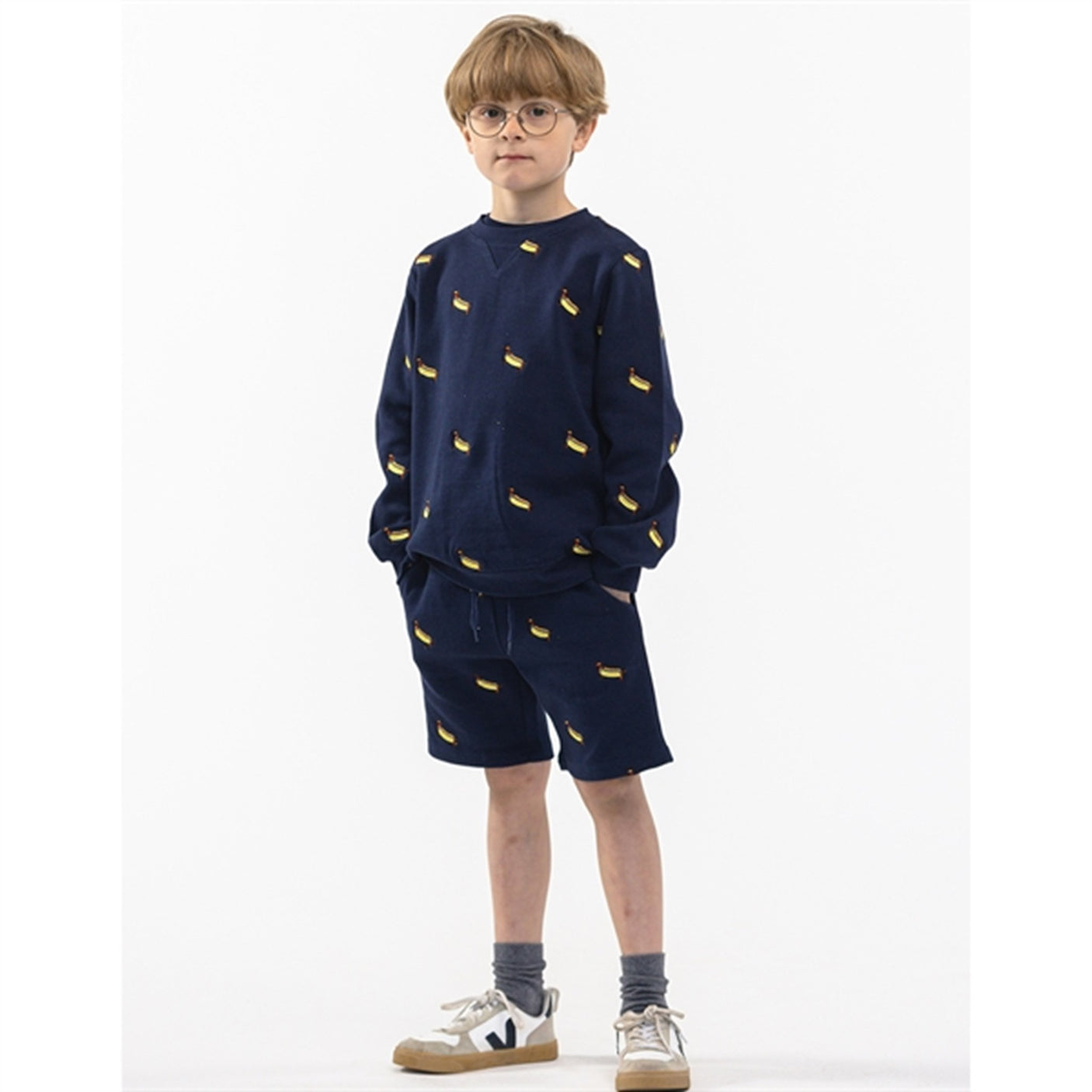 THE NEW Navy Blazer Fyler Sweatshorts