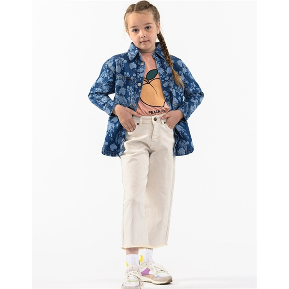 THE NEW Blue Denim Florana Denim Shirt