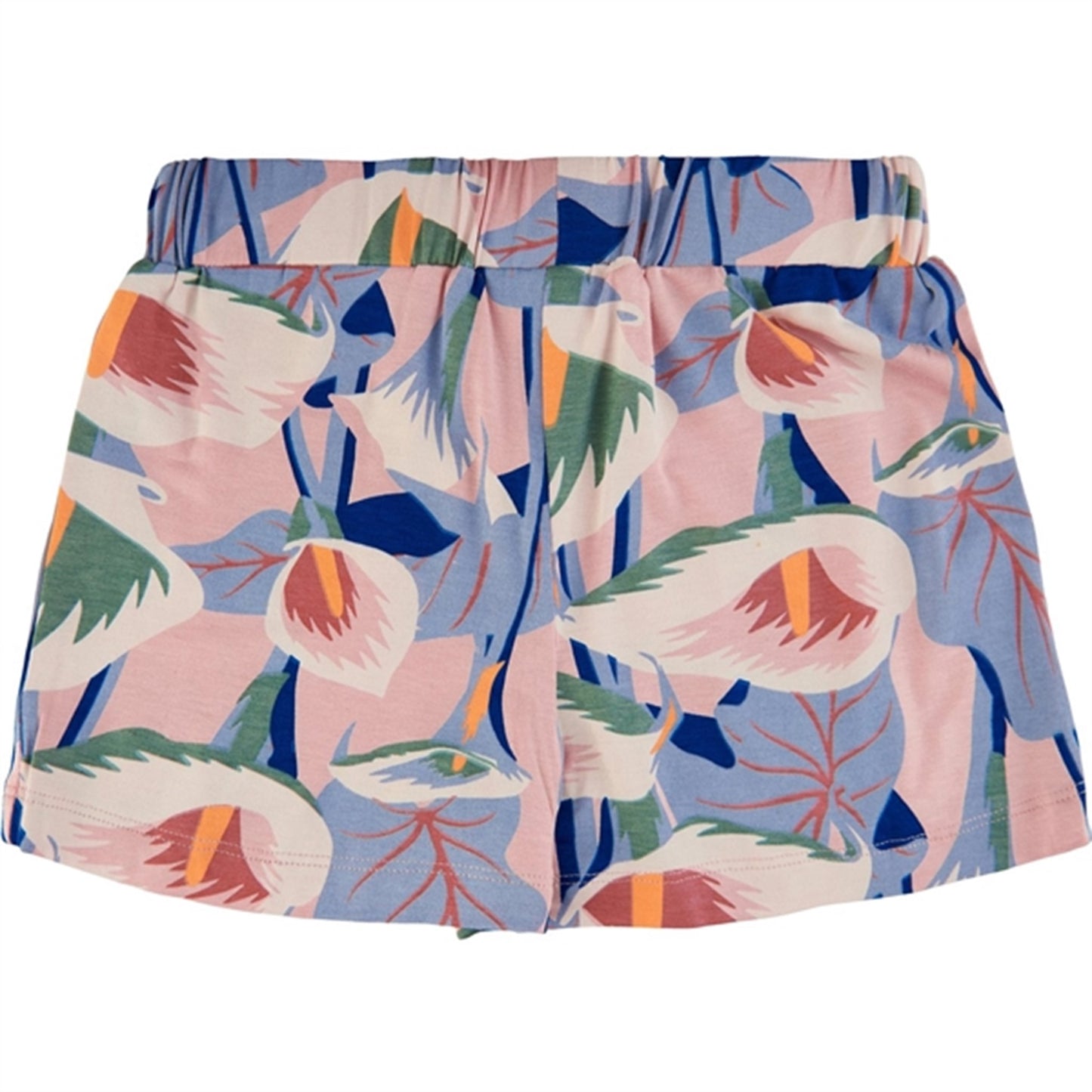 THE NEW Peach Beige Flower AOP Gwyneth Shorts