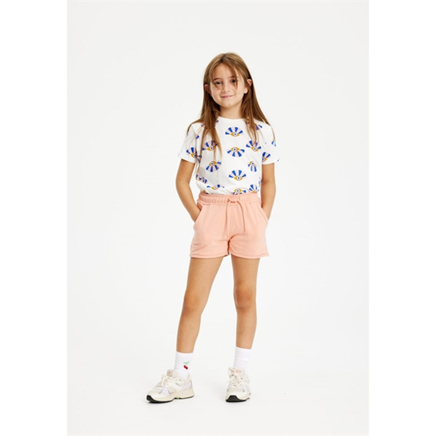 THE NEW Peach Beige Gia Sweatshorts