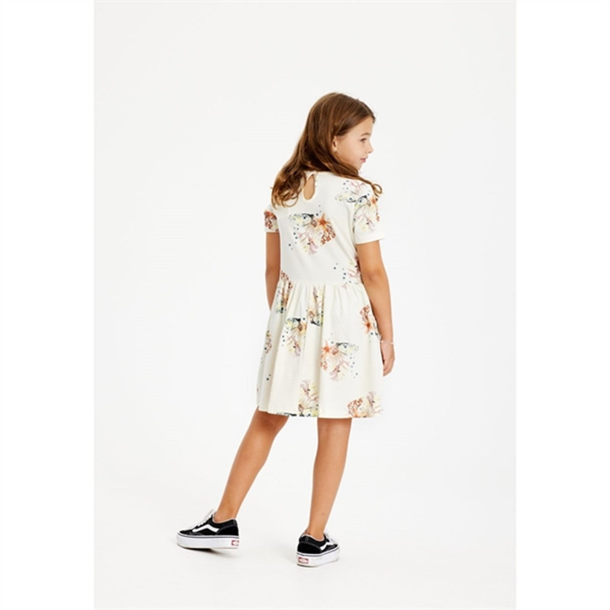 THE NEW White Swan Coral AOP Giselle Dress