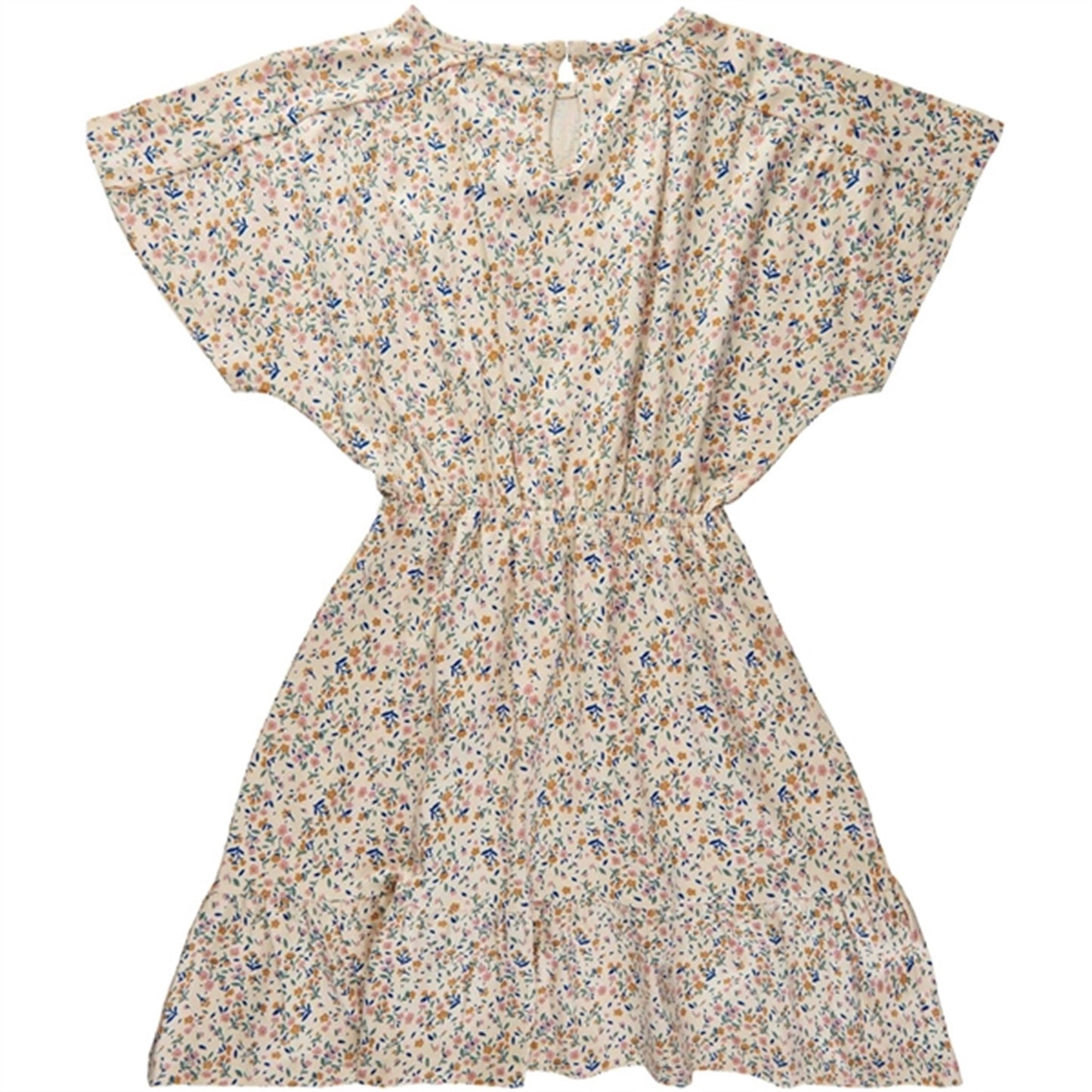 THE NEW White Swan Tiny Flower AOP Geneva Dress