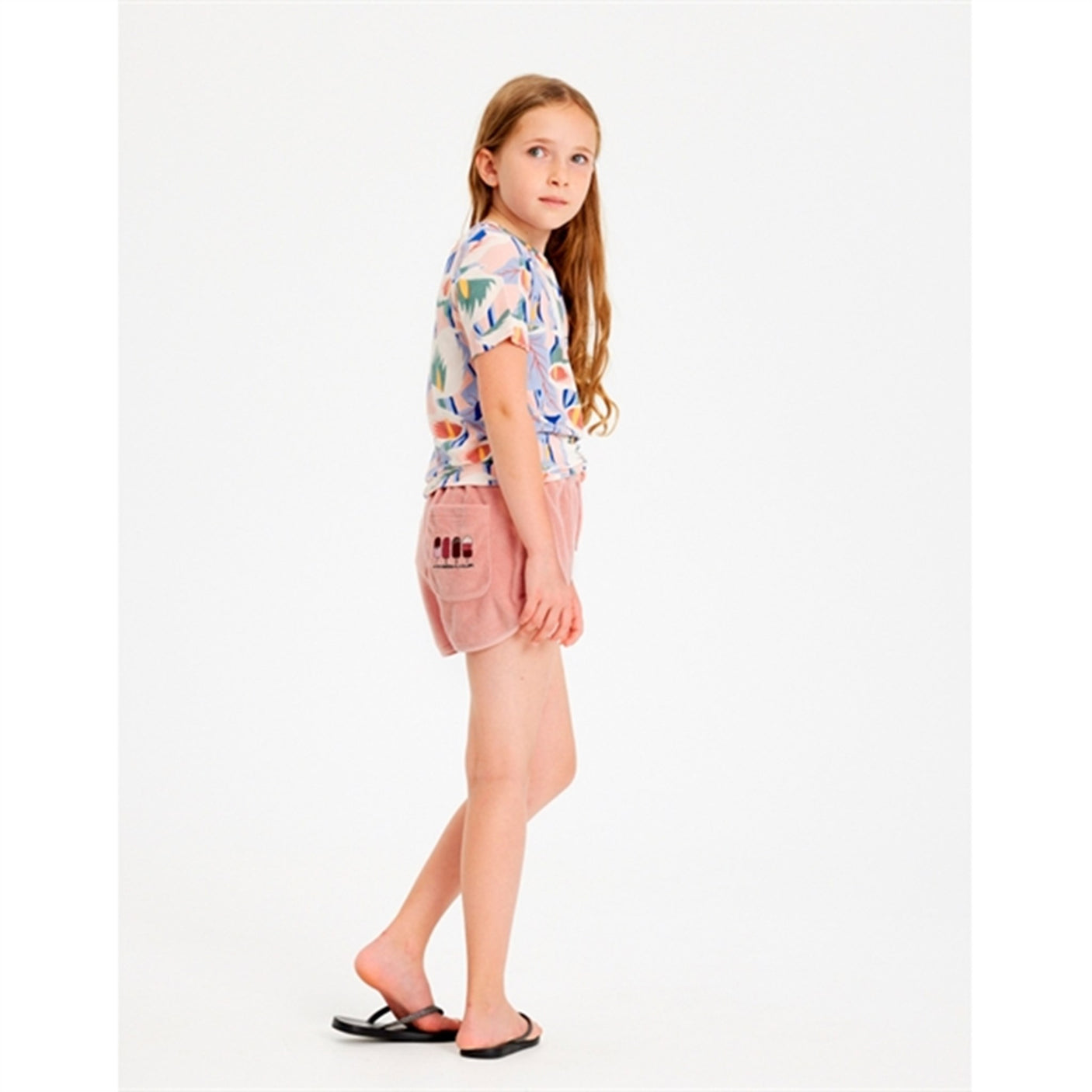 THE NEW Peach Beige Gladys Terry Shorts