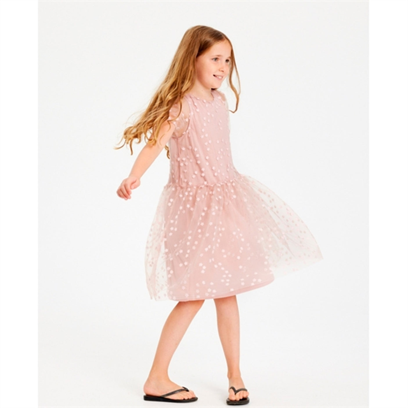 THE NEW Peach Beige Gracelyn Dress