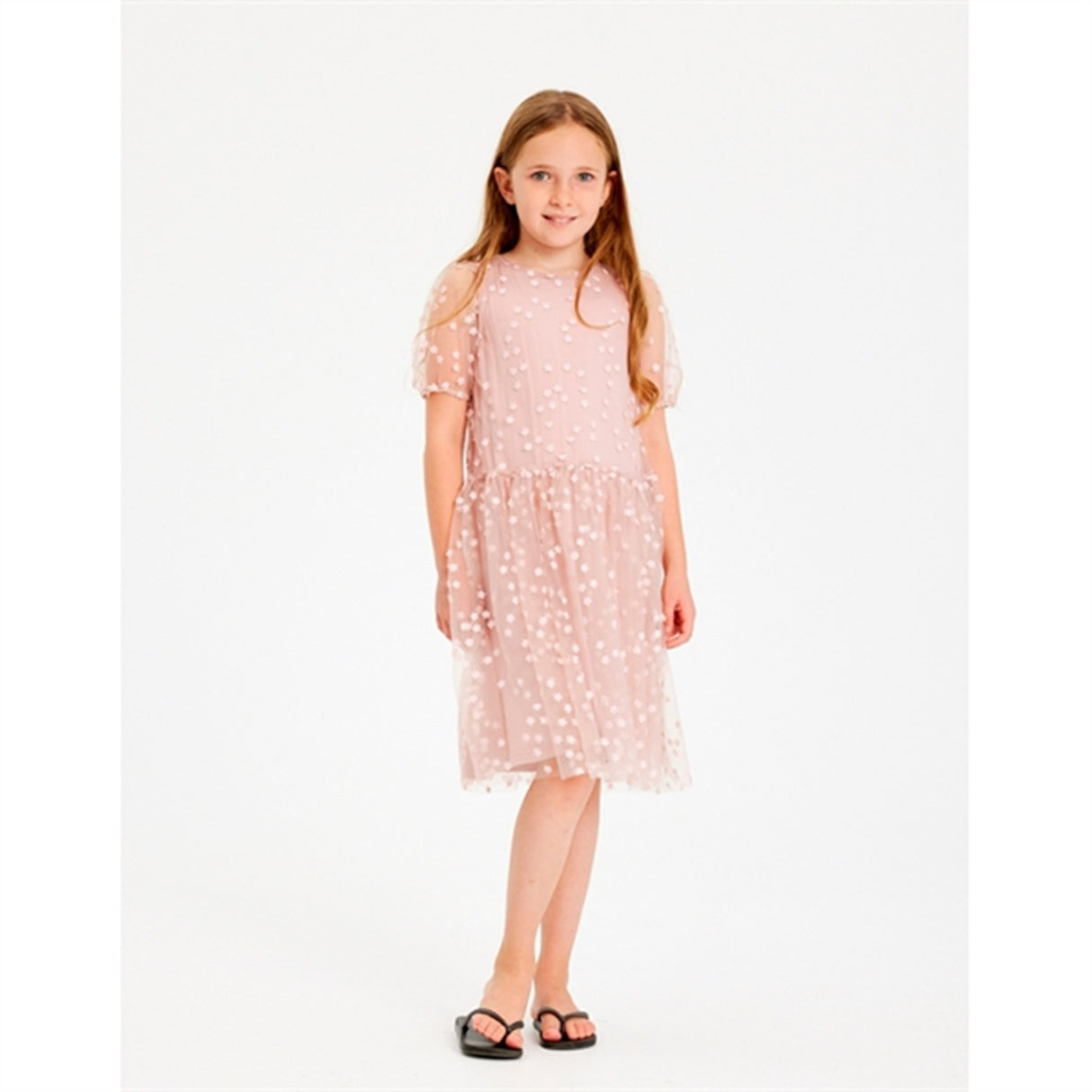 THE NEW Peach Beige Gracelyn Dress