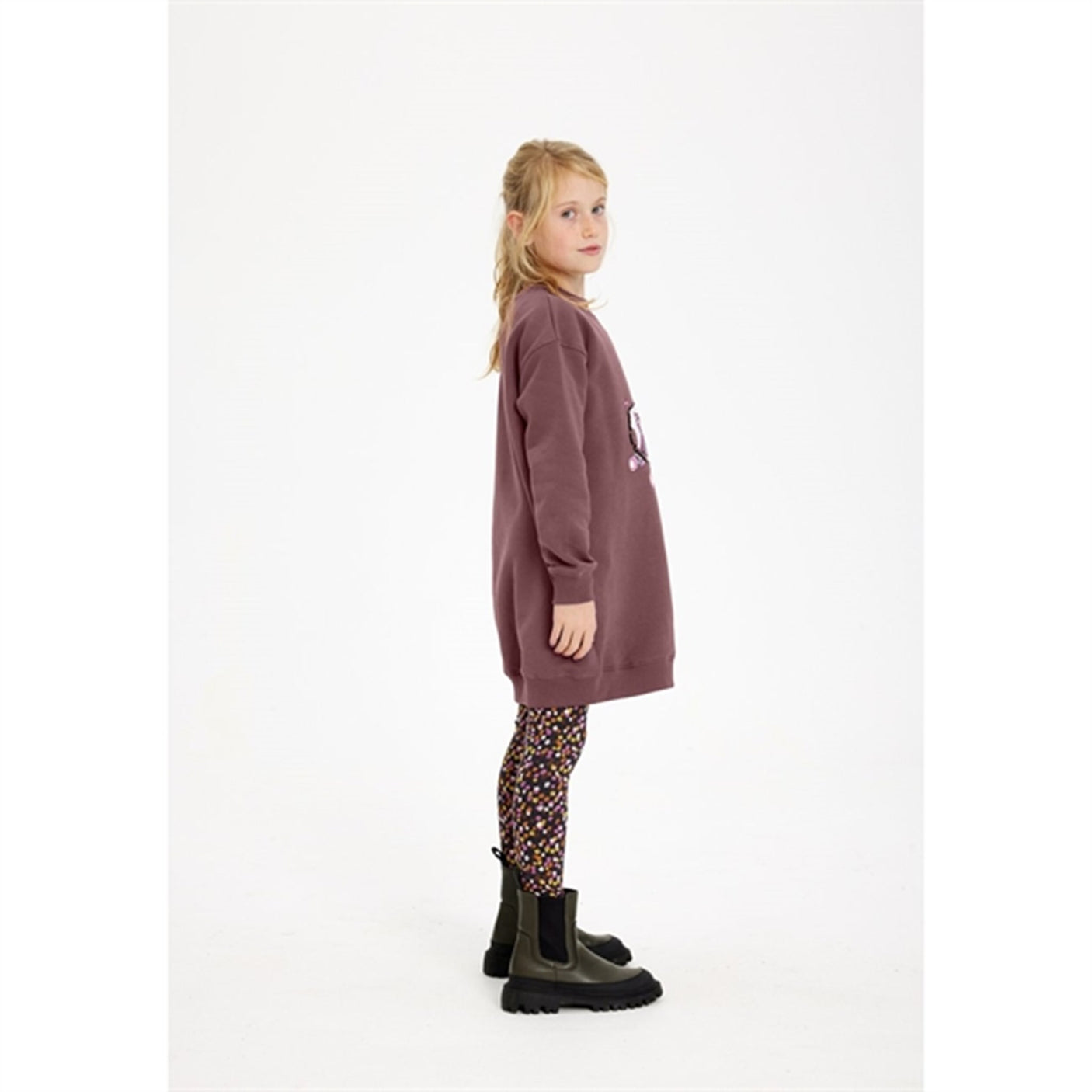 The New Rose Brown Helena Sweat Dress
