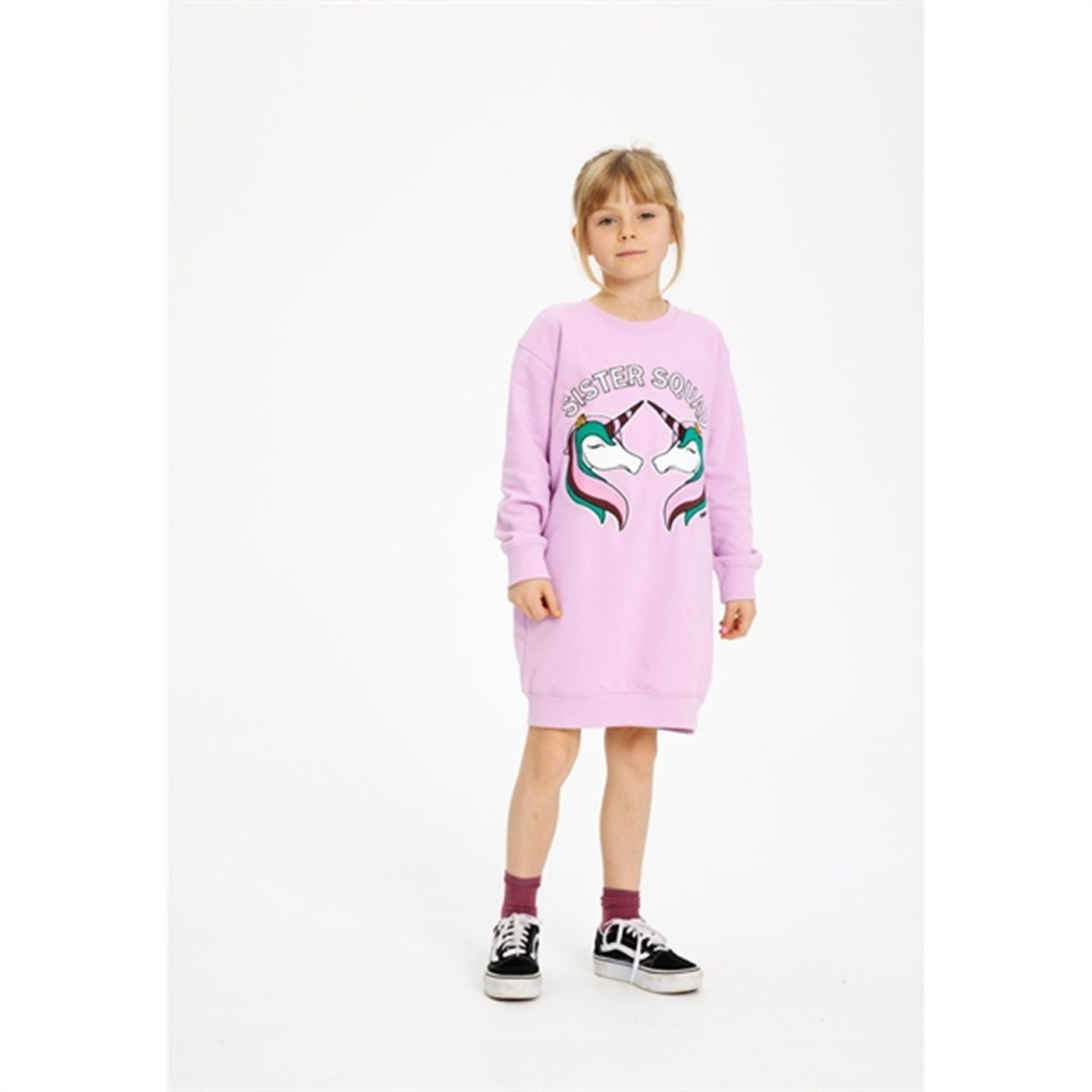 The New Pastel lavender Honey Sweat Dress