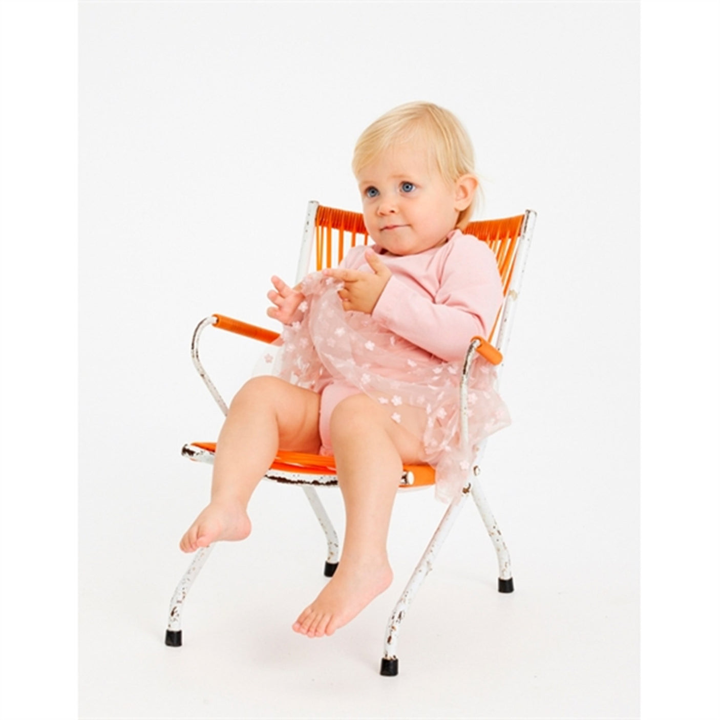 THE NEW Siblings Peach Beige Gracie Aria Dress