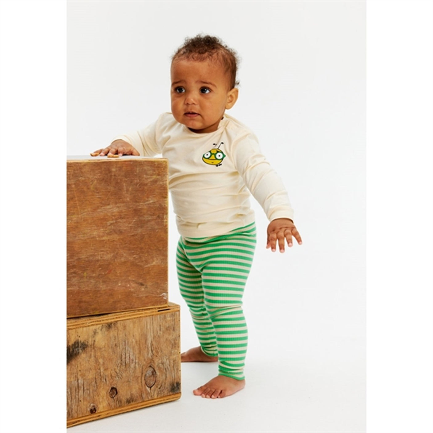 The NEW Siblings Bright Green Finn Rib Leggings