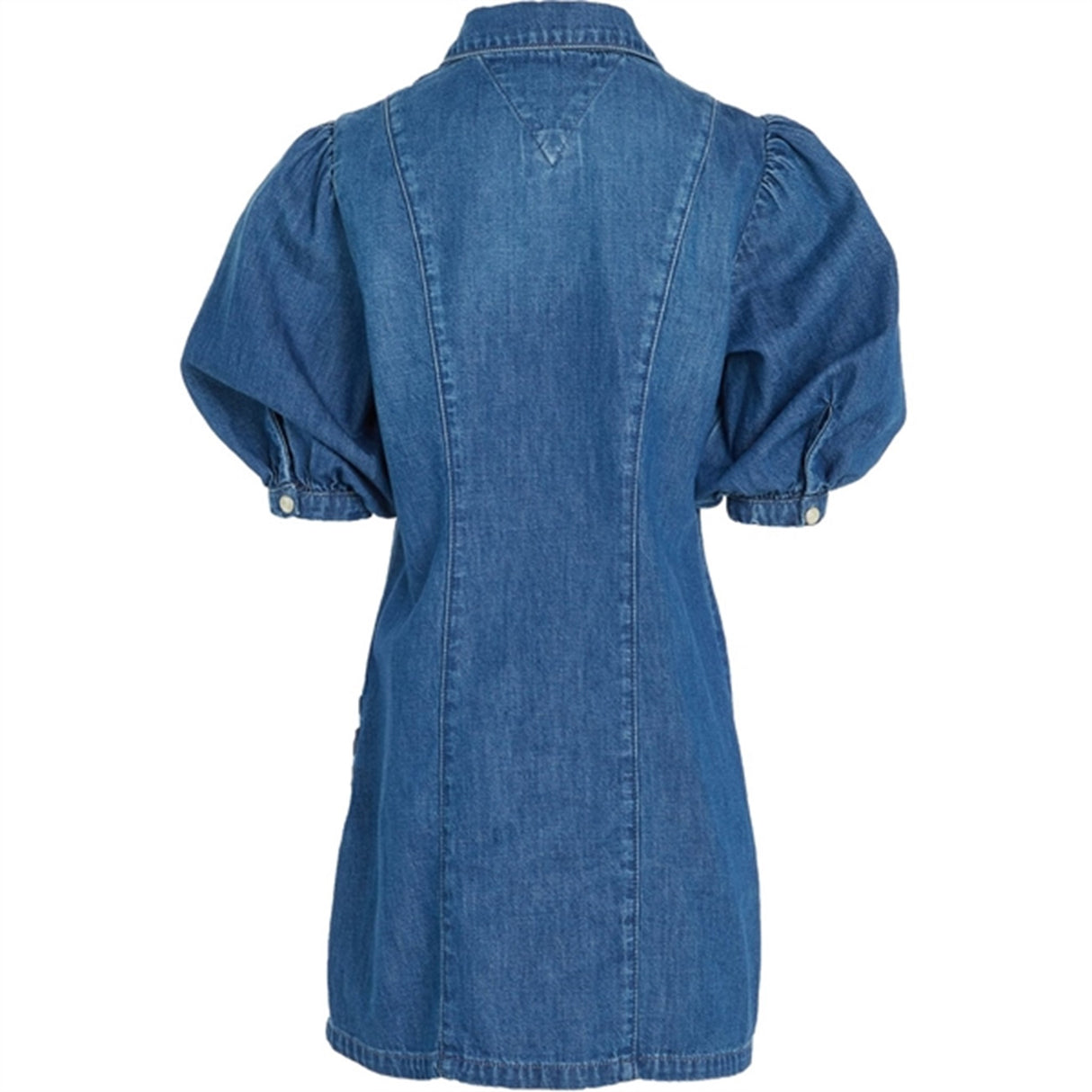 Tommy Hilfiger Puffærme Denim Dress Marinebluecloth