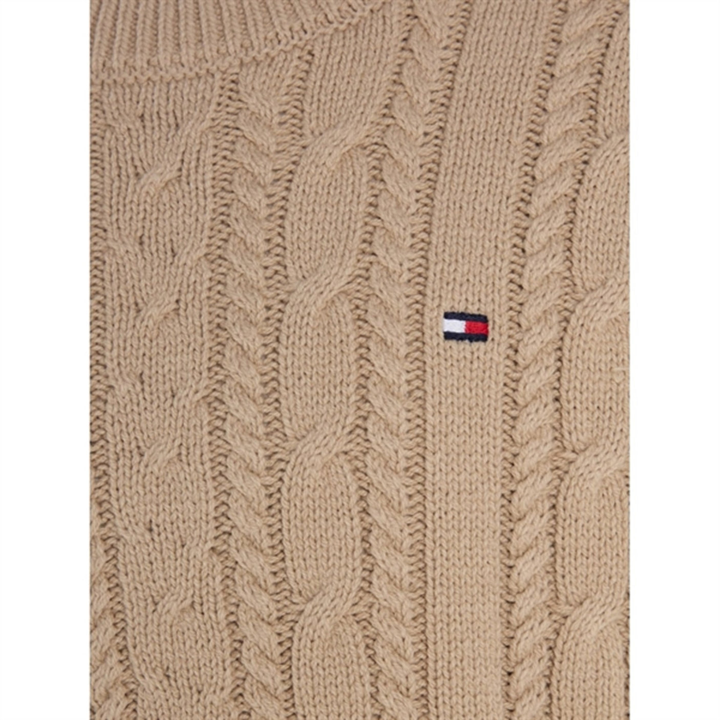 Tommy Hilfiger Essential Cable Knit Jumper Merino