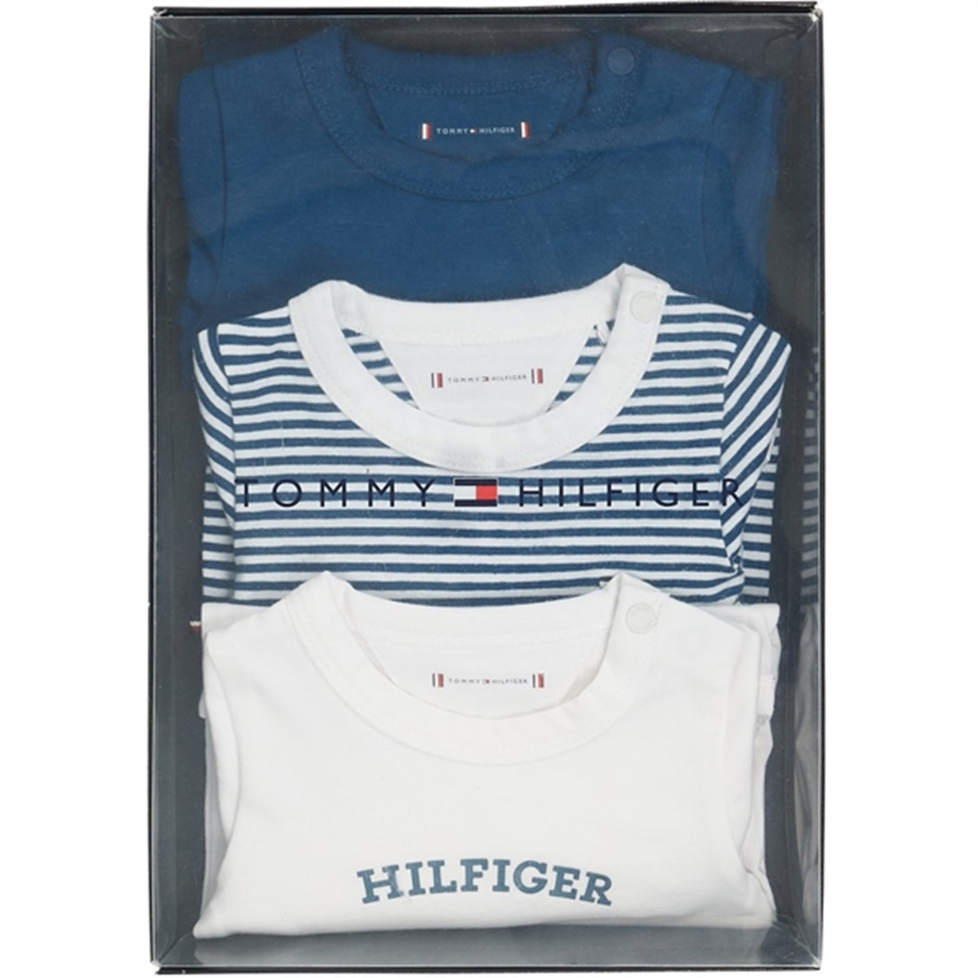 Tommy Hilfiger Baby Body 3-Pack Gift Box Deep Indigo