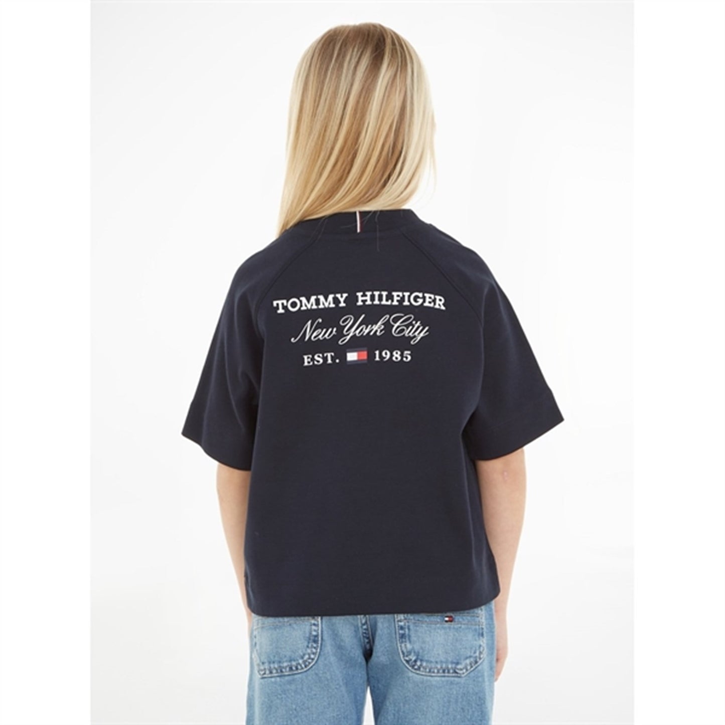 Tommy Hilfiger Script T-Shirt Desert Sky
