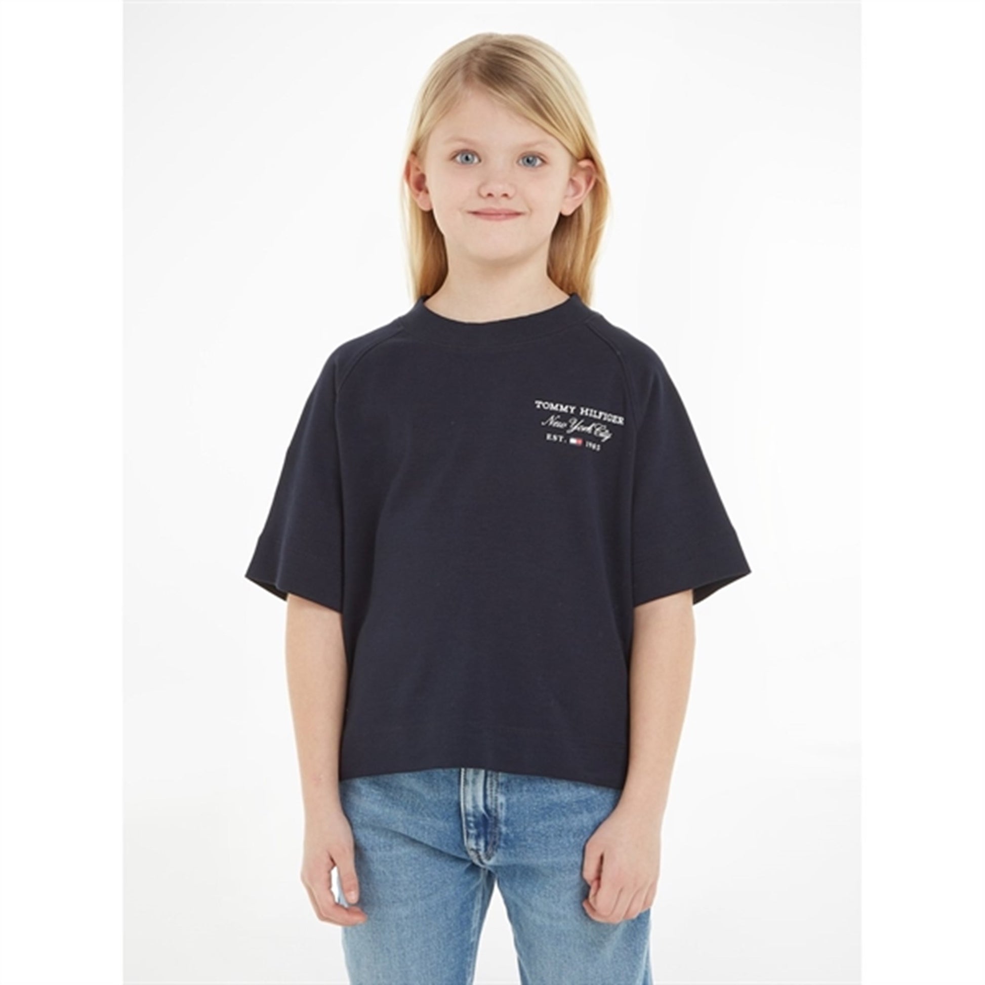 Tommy Hilfiger Script T-Shirt Desert Sky