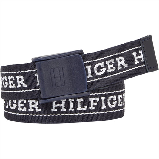 Tommy Hilfiger Webbing Belt Space Blue