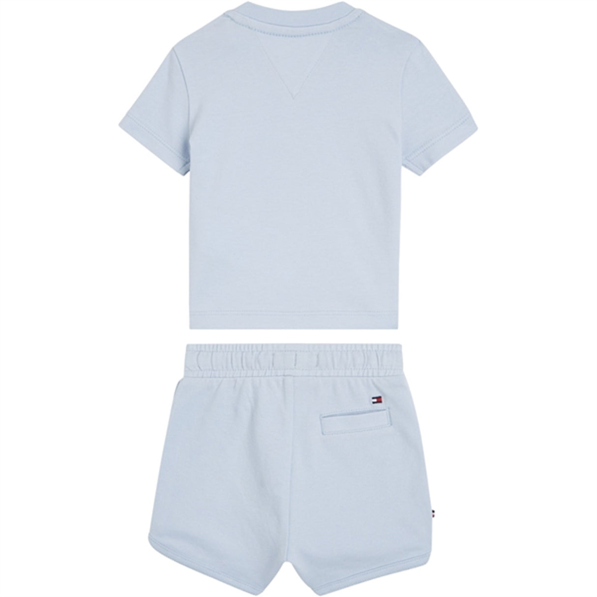 Tommy Hilfiger Baby Th Logo Shorts Set Breezy Blue