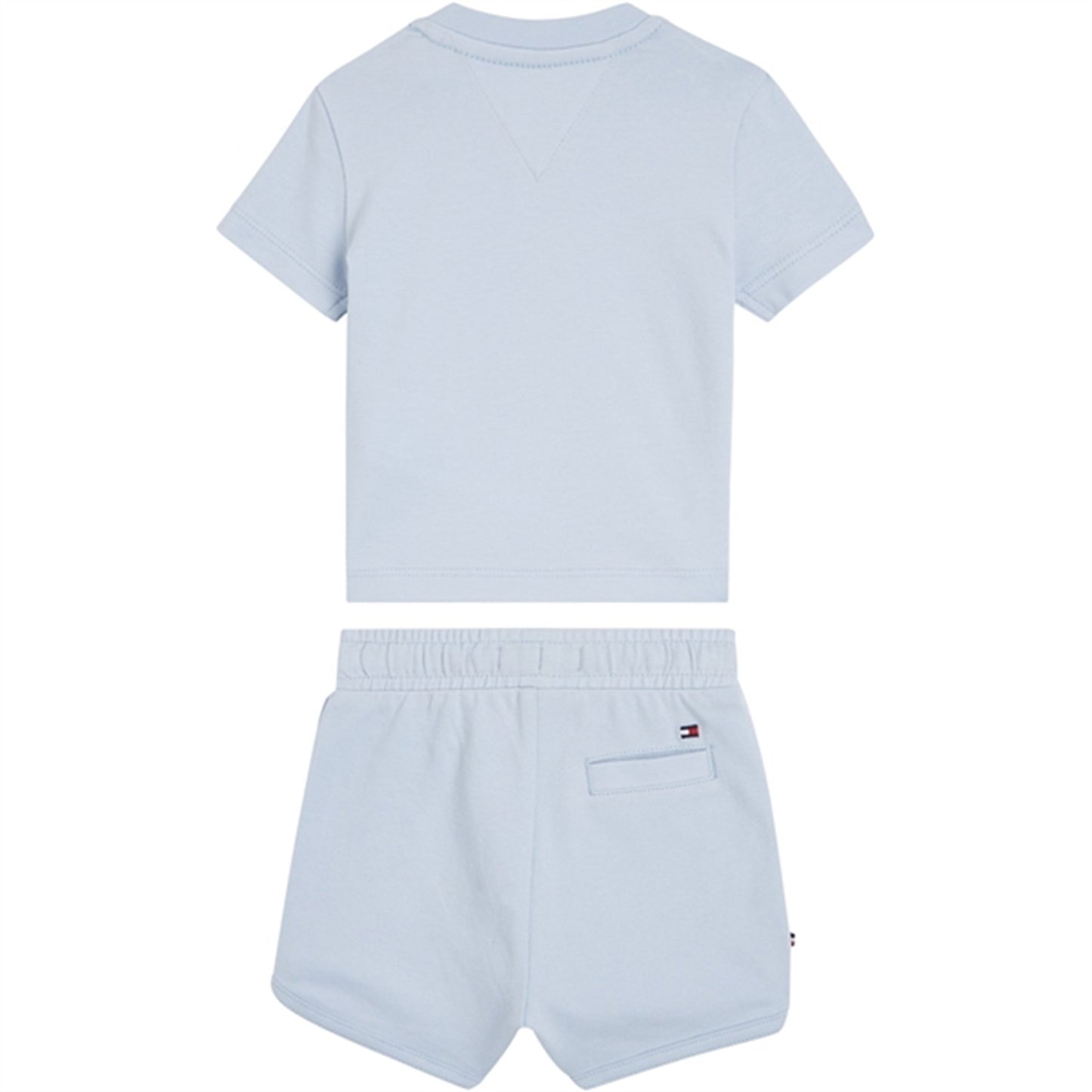 Tommy Hilfiger Baby Th Logo Shorts Set Breezy Blue