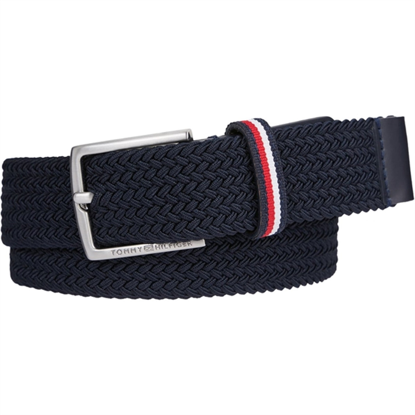 Tommy Hilfiger Elasticated Braided Belt Space Blue