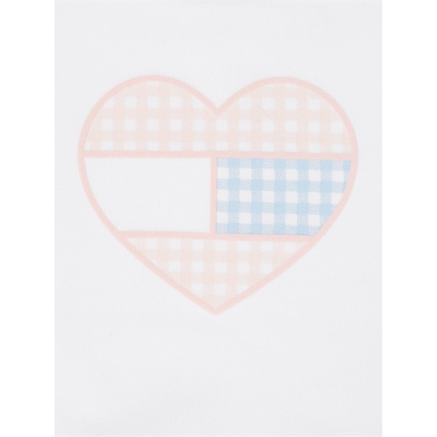 Tommy Hilfiger Baby Gingham Flag Sweatshirt White