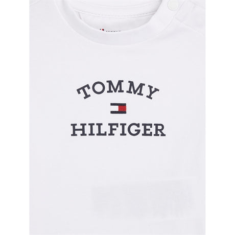 Tommy Hilfiger Baby Th Logo Shorts Set White
