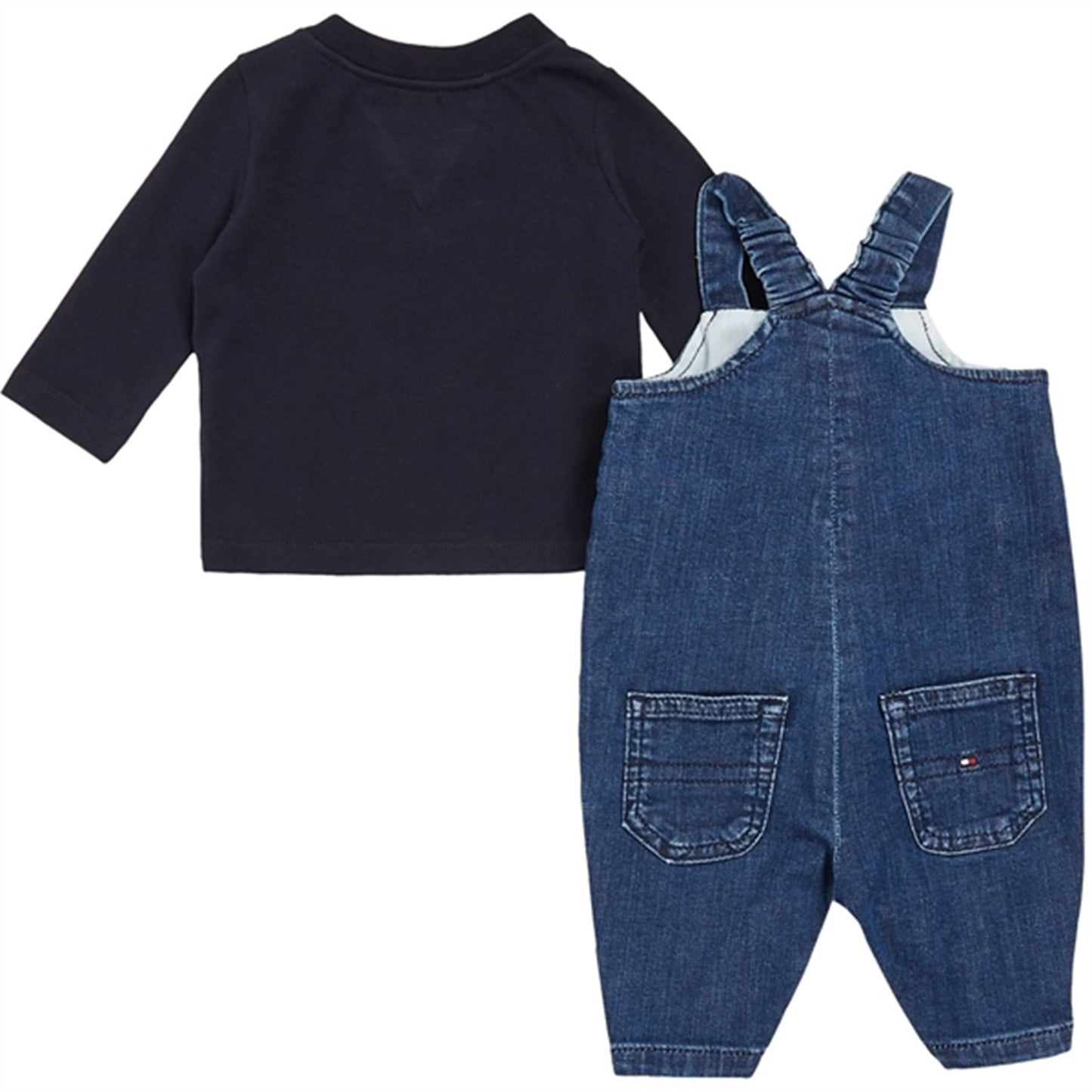 Tommy Hilfiger Baby Dungaree Set Desert Sky