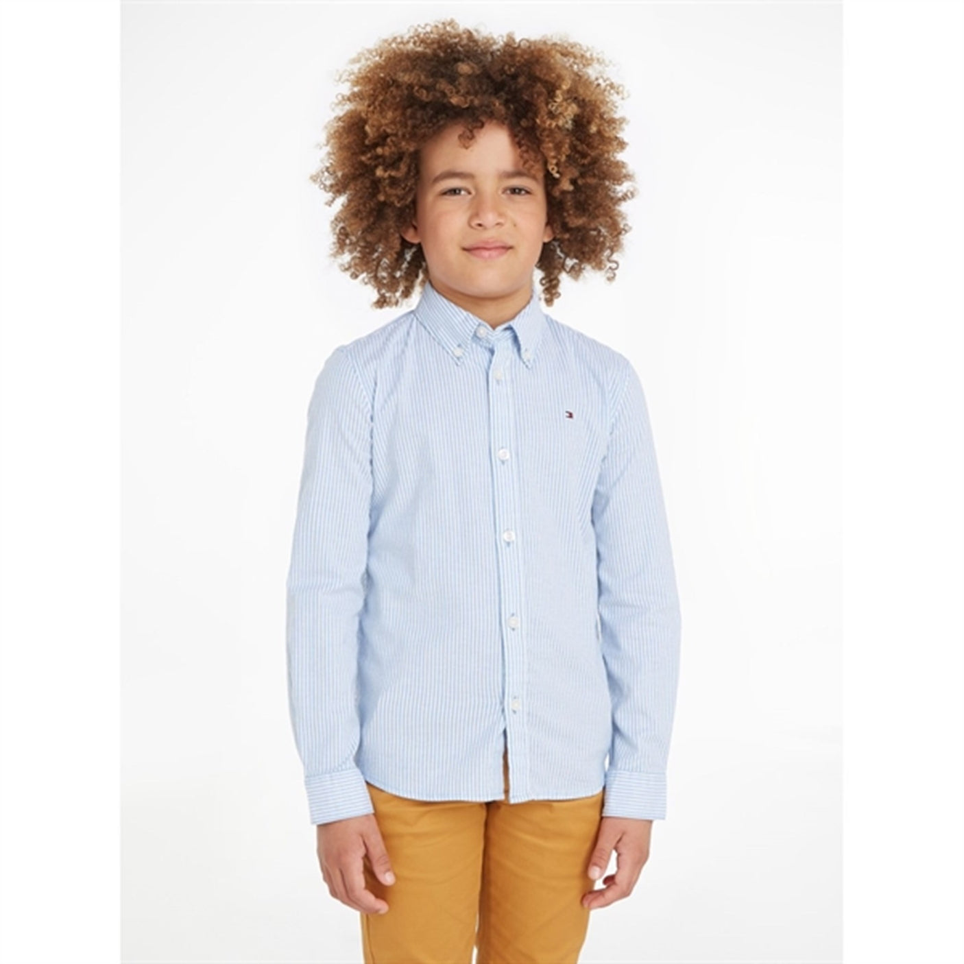 Tommy Hilfiger Flex Ithaca Shirt Copenhagen Blue/White