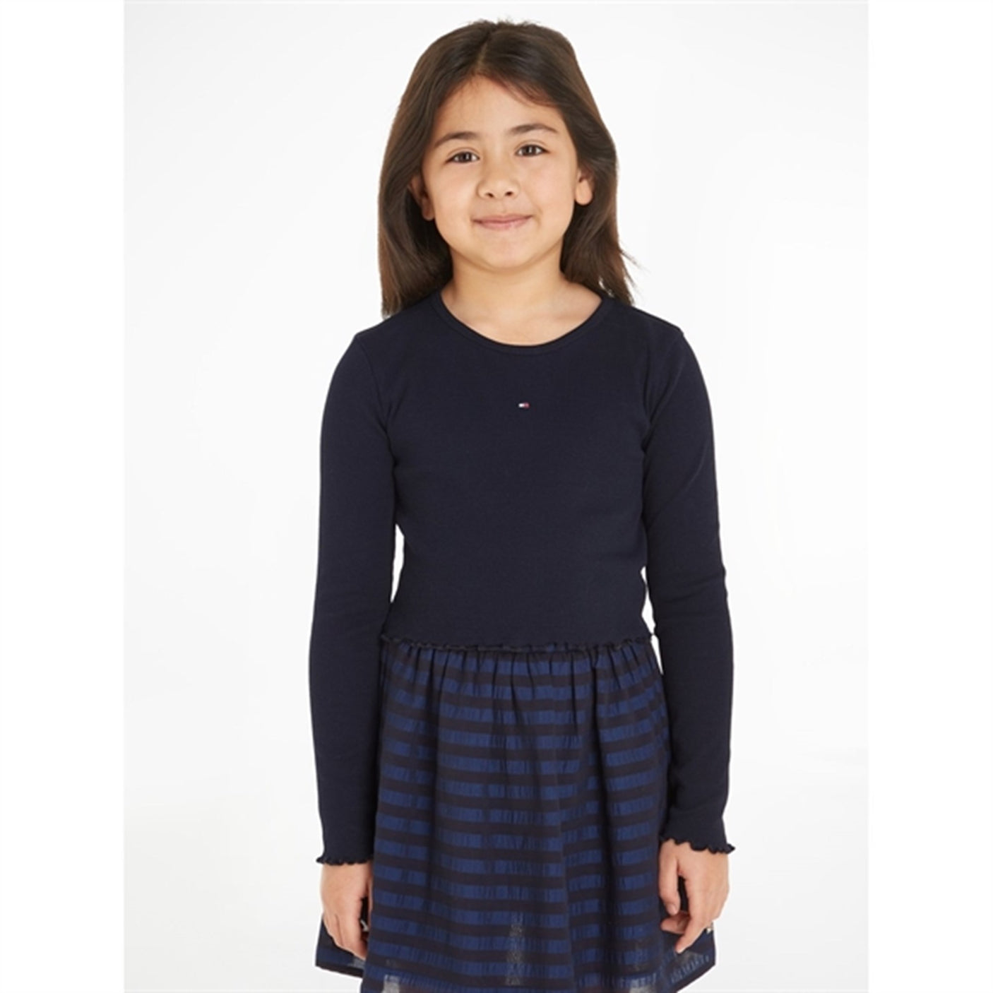 Tommy Hilfiger Essential Rib Blouse Desert Sky