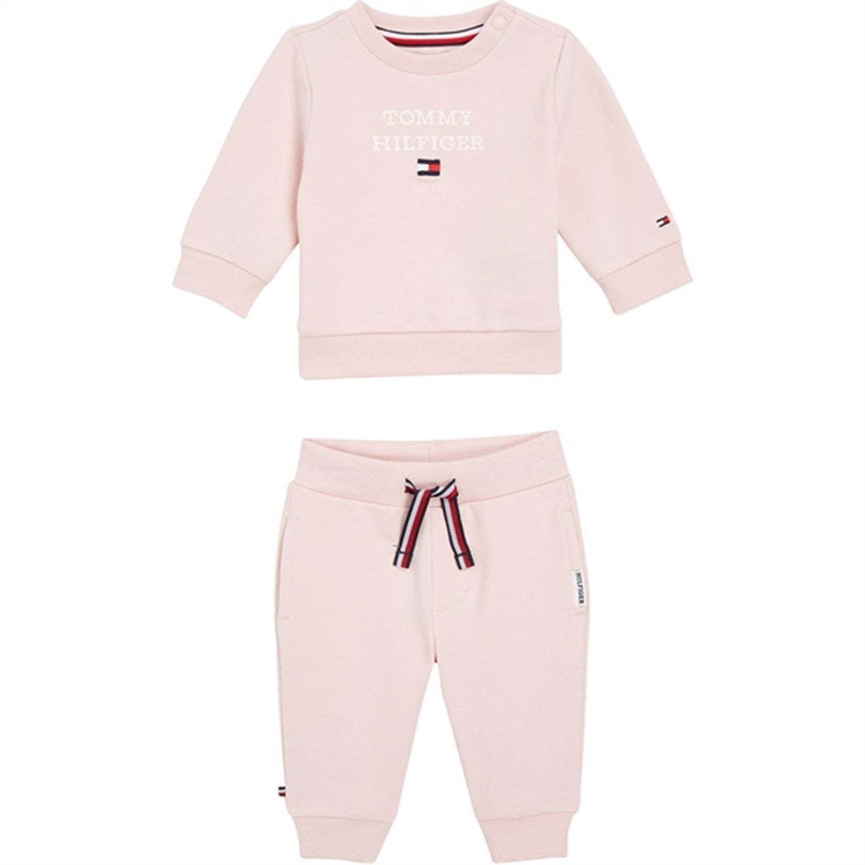 Tommy Hilfiger Baby Th Logo Set Whimsy Pink