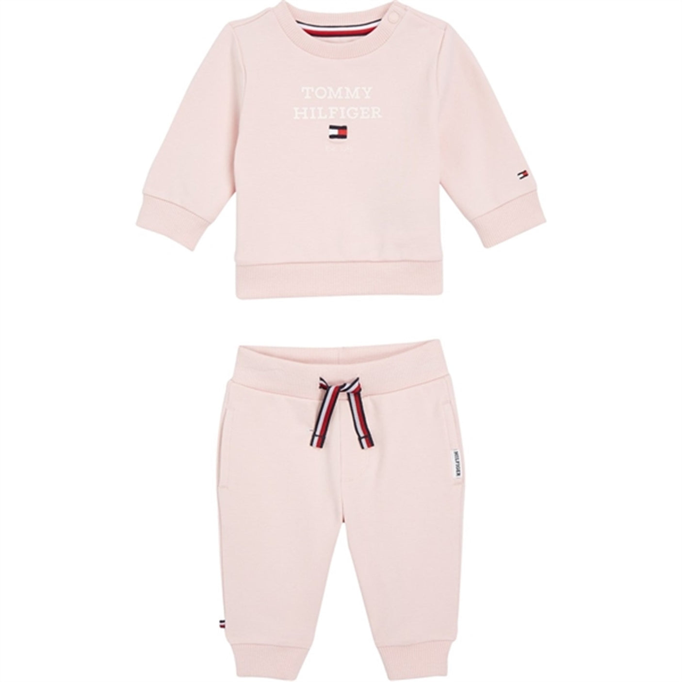 Tommy Hilfiger Baby Th Logo Set Whimsy Pink