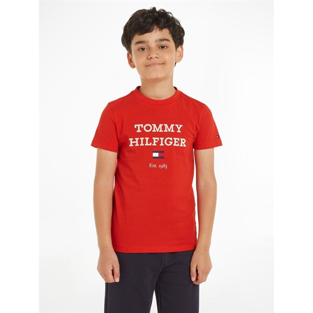 Tommy Hilfiger Th Logo T-shirt Fierce Red