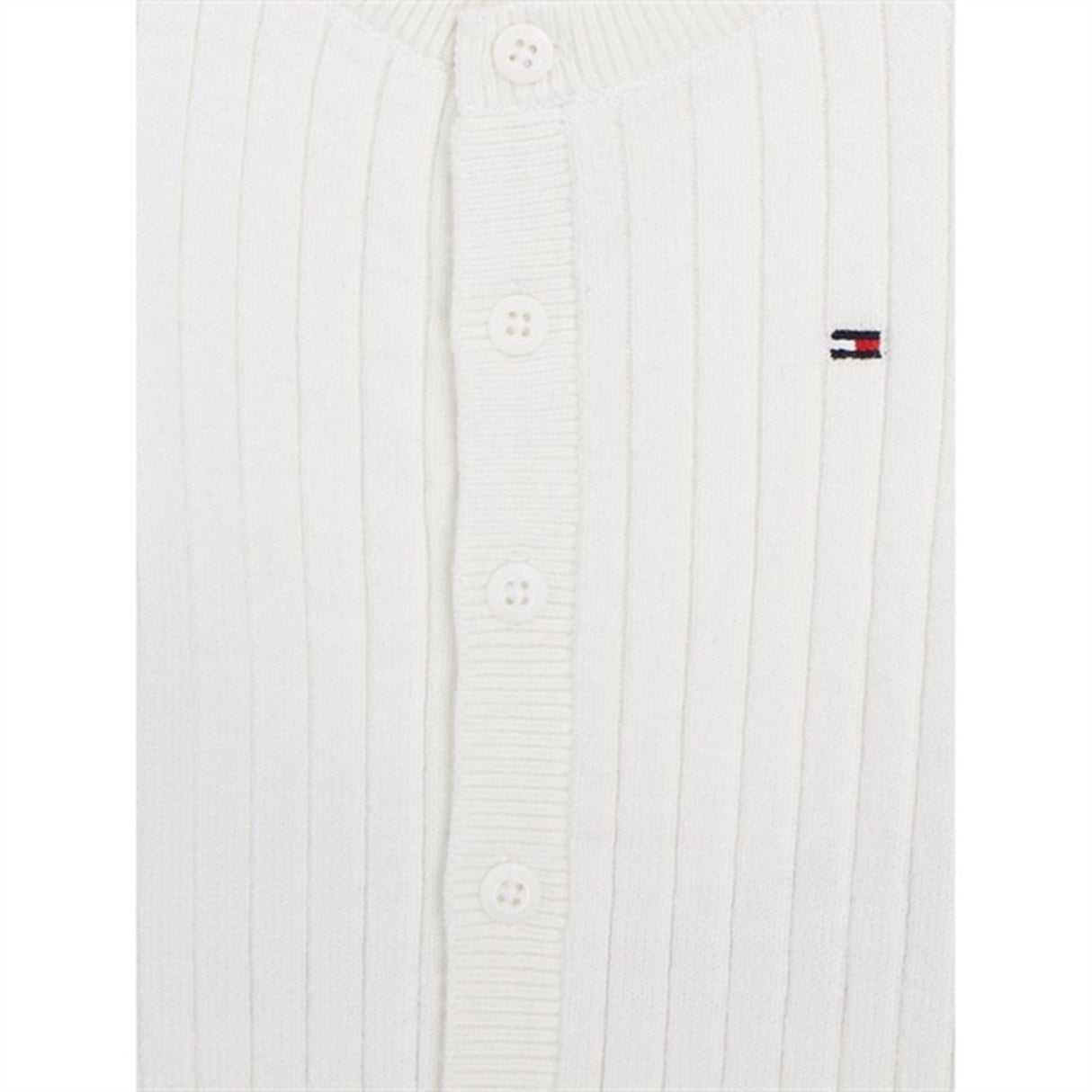Tommy Hilfiger Baby Rib Striktrøje Sæt Giftbox White