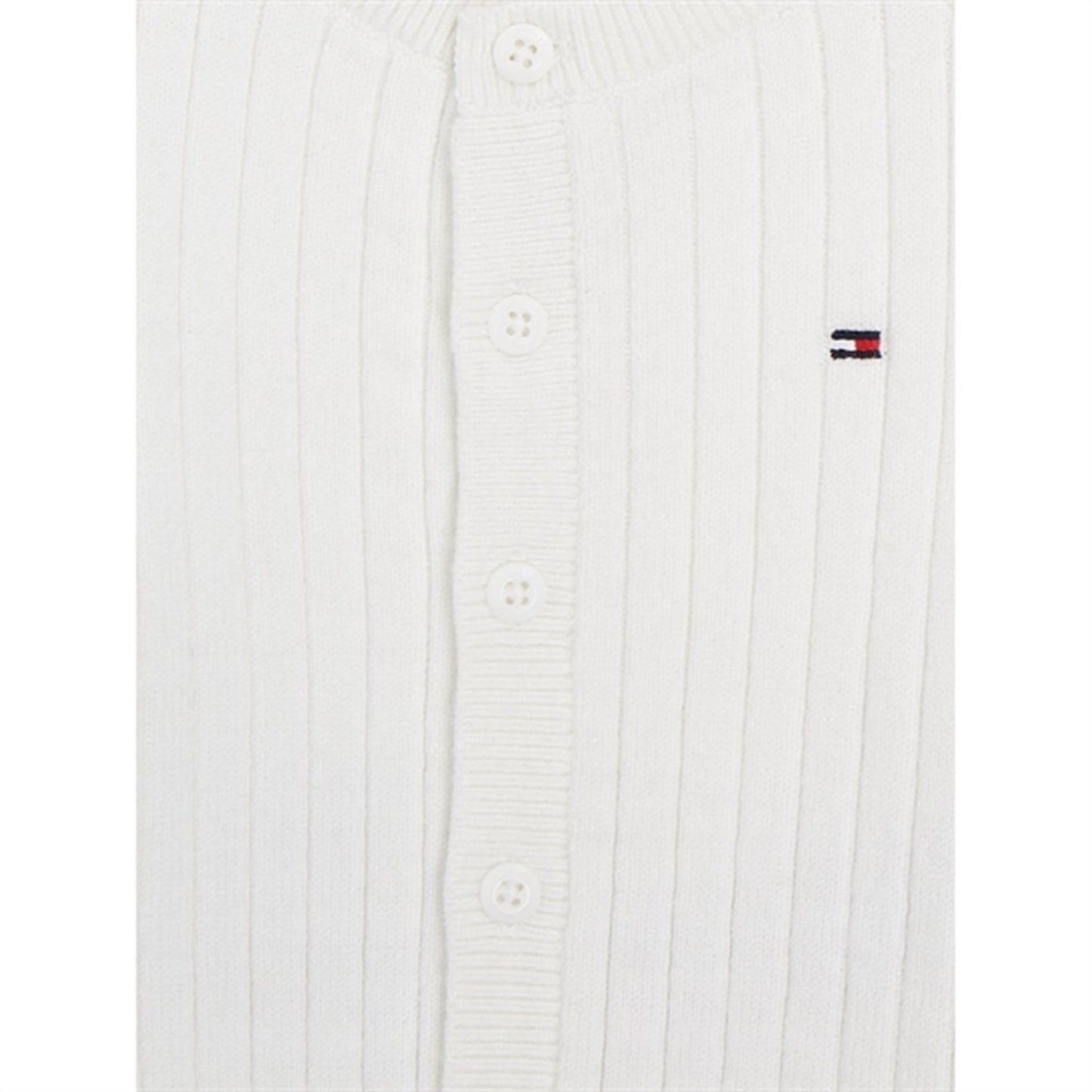 Tommy Hilfiger Baby Rib Striktrøje Sæt Giftbox White