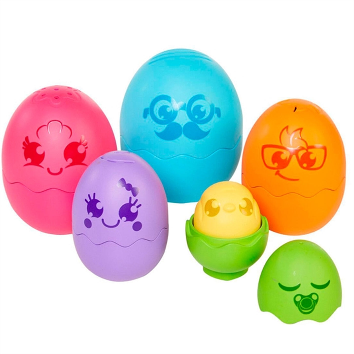 TOMY Toomies Hide & Squeak Nesting Eggs