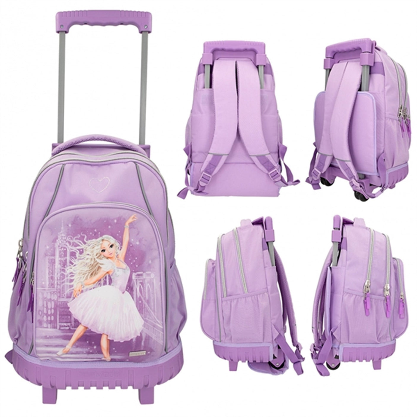 TOPModel Schoolbackpack w. Trolley Ballet 2