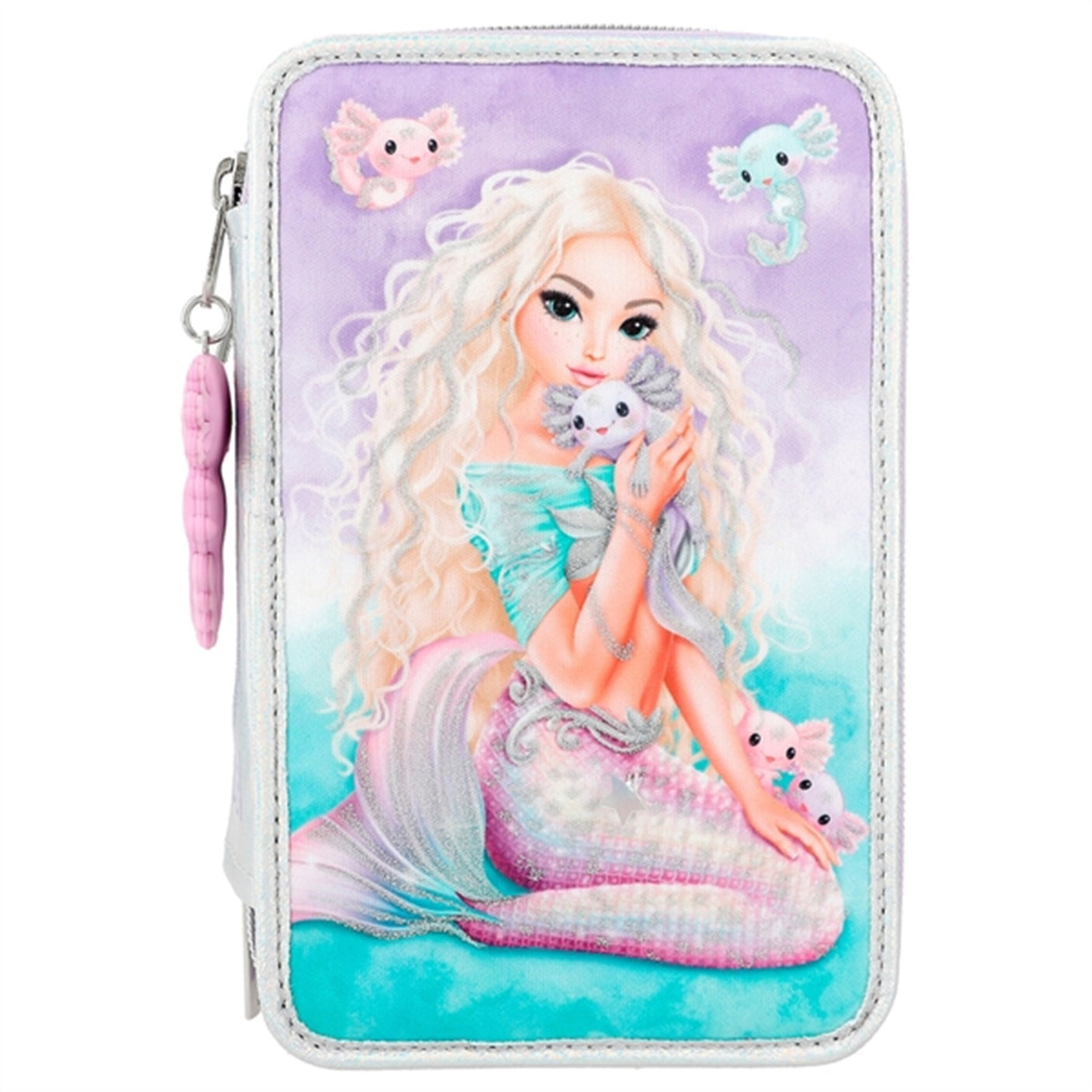 TOPModel Triple Pencil Case Mermaid