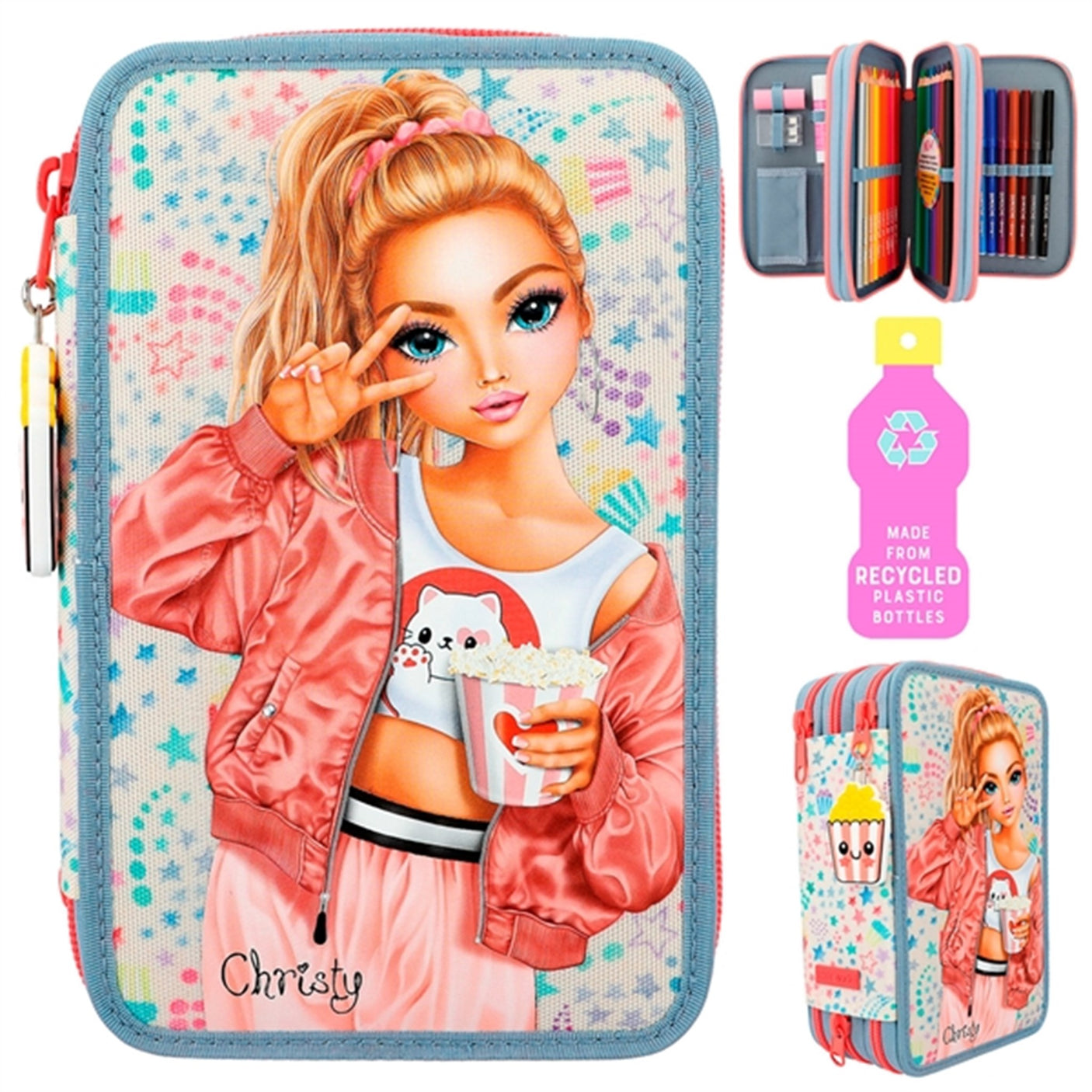 TOPModel Triple Pencil Case Cutie Star 2