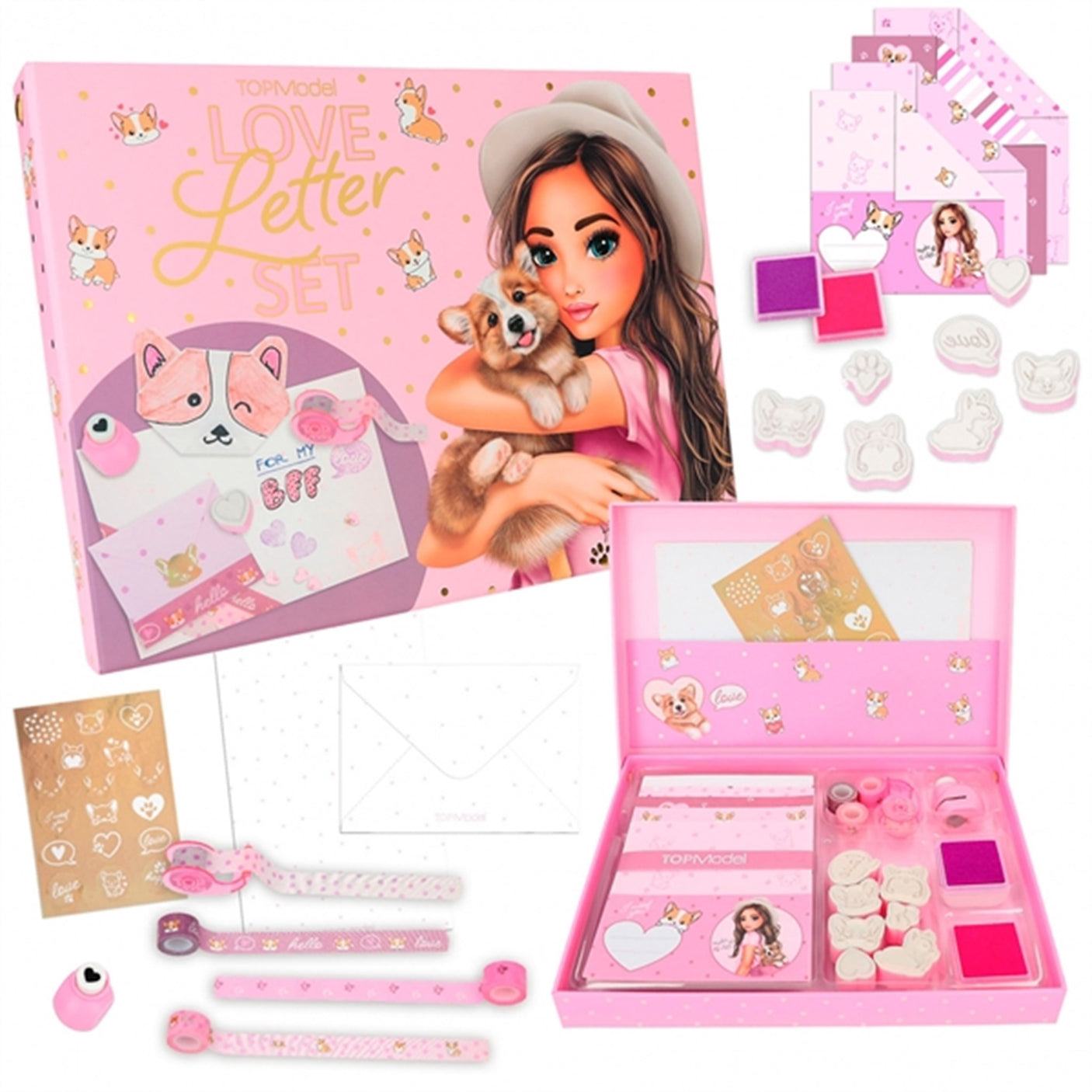 TOPModel Love Letterset Corgi