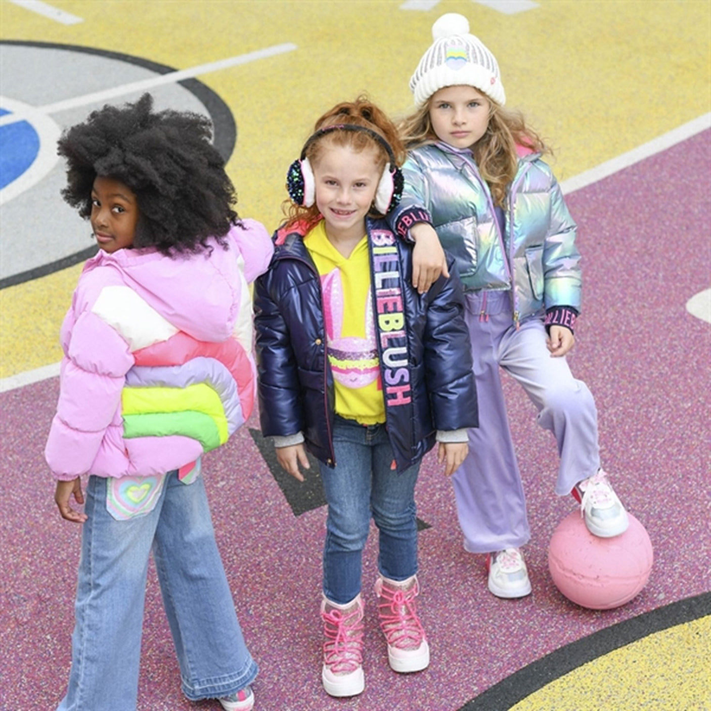 Billieblush Double Stone Bleach Denim Pants